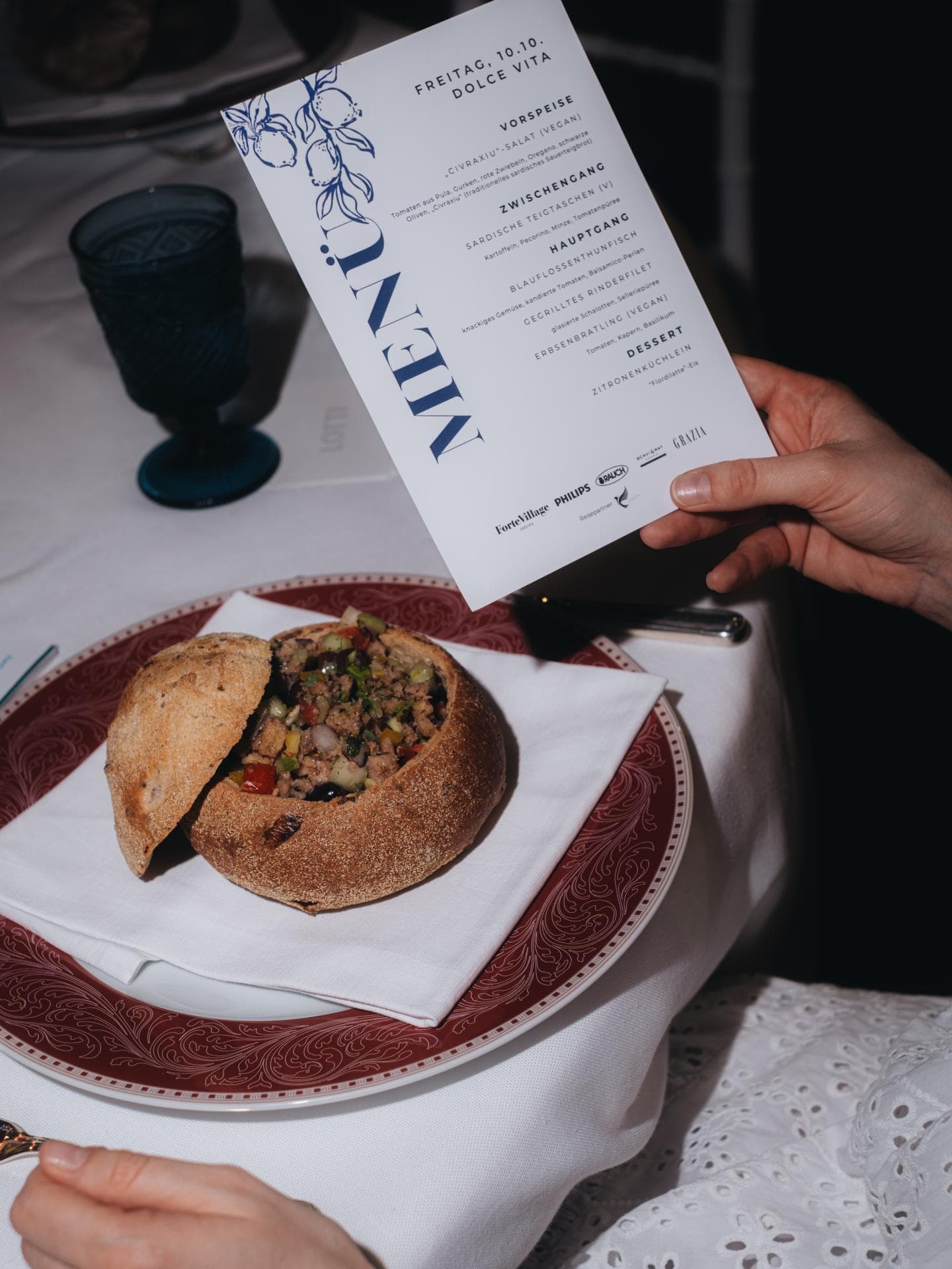 GRAZIA Creation Camp Dolce Vita Dinner