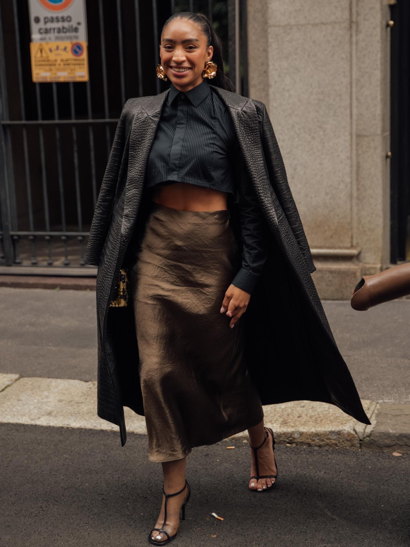 Ledermantel kombinieren