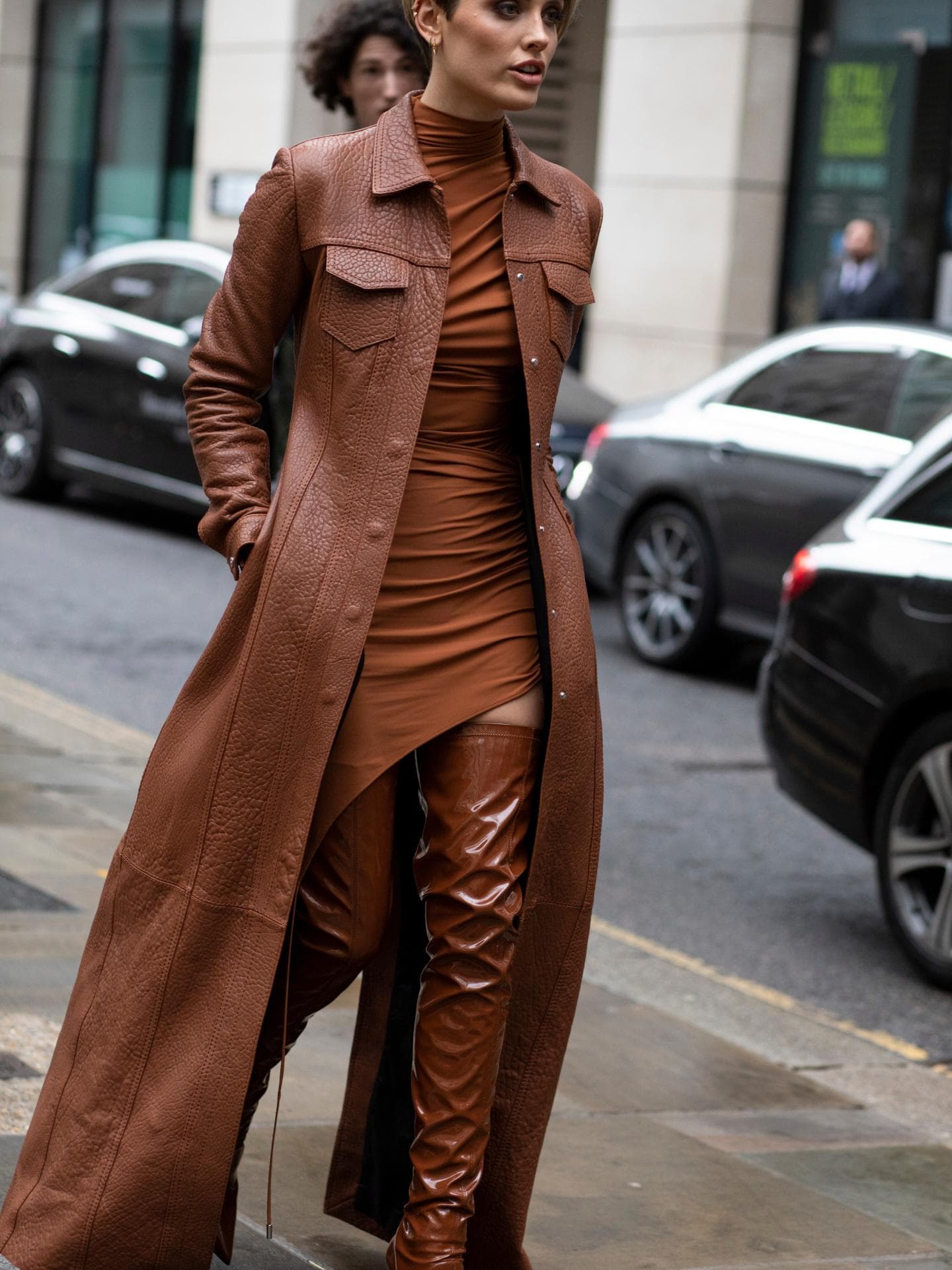 Ledermantel kombinieren