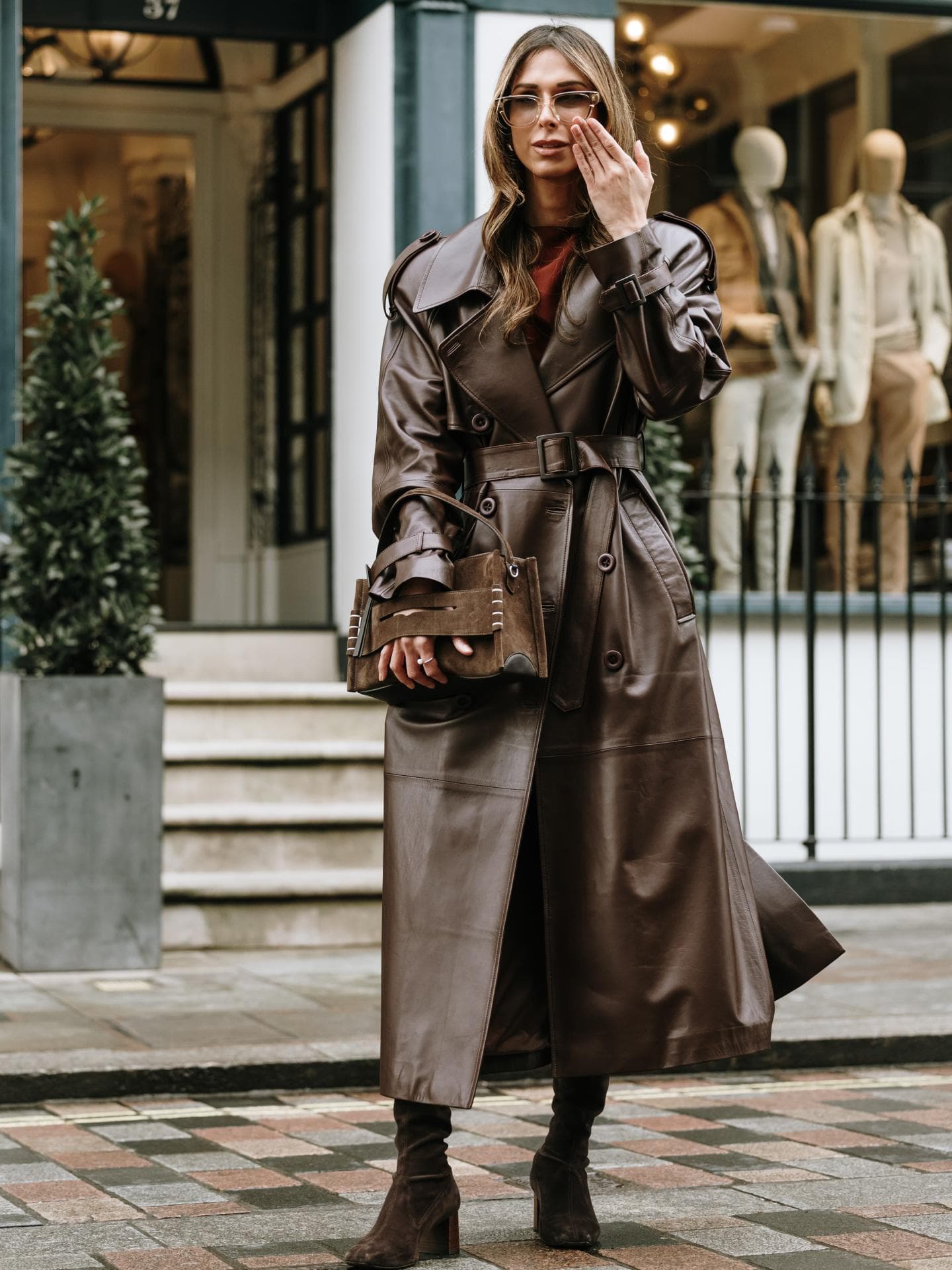 Ledermantel kombinieren