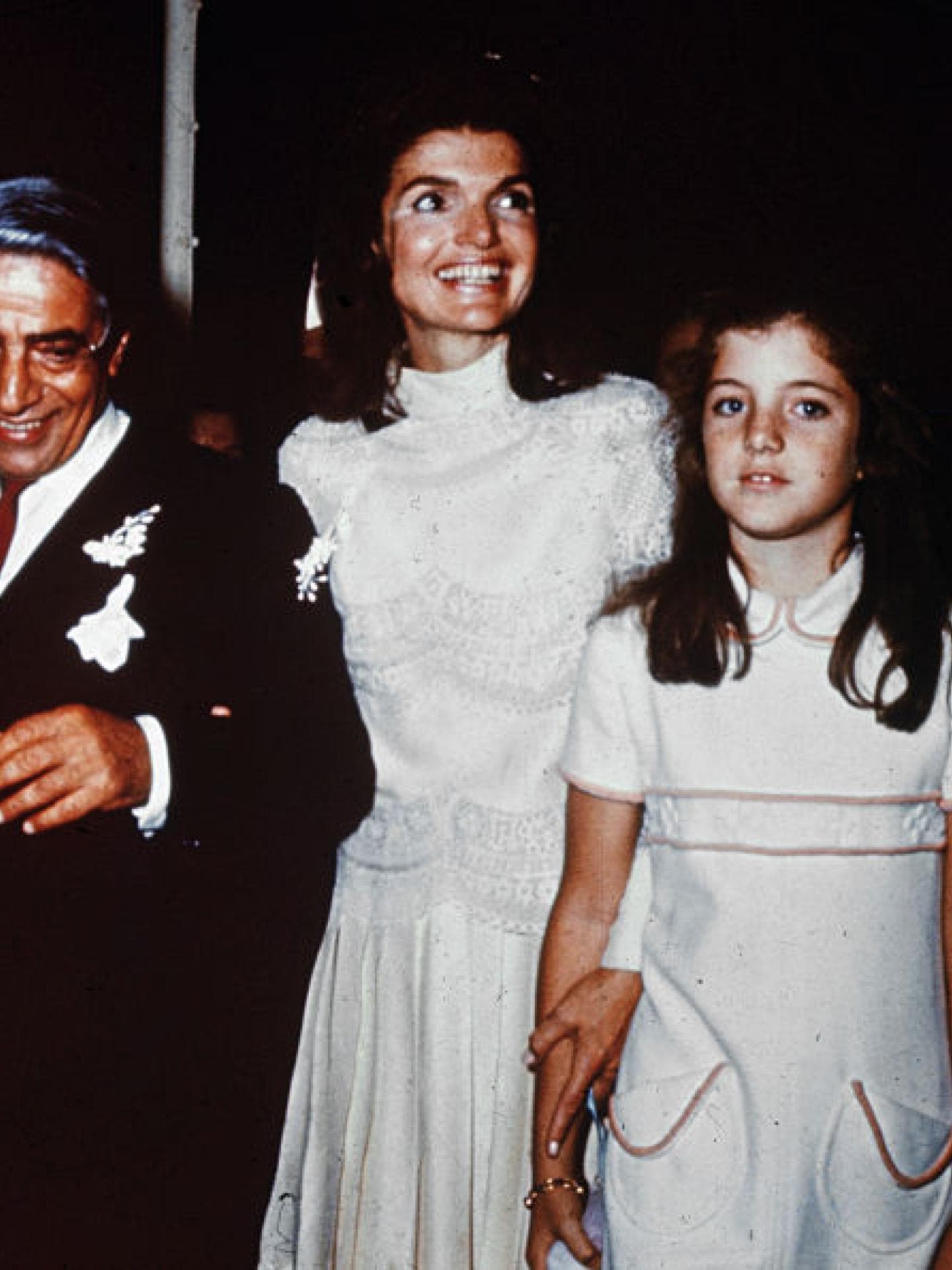 Jackie Kennedy bei ihrer Hochzeit mit Aristoteles Onassis