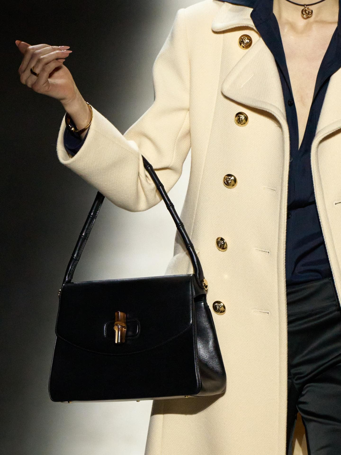 Gucci Bamboo Back in Schwarz Gucci Bamboo Back in Schwarz