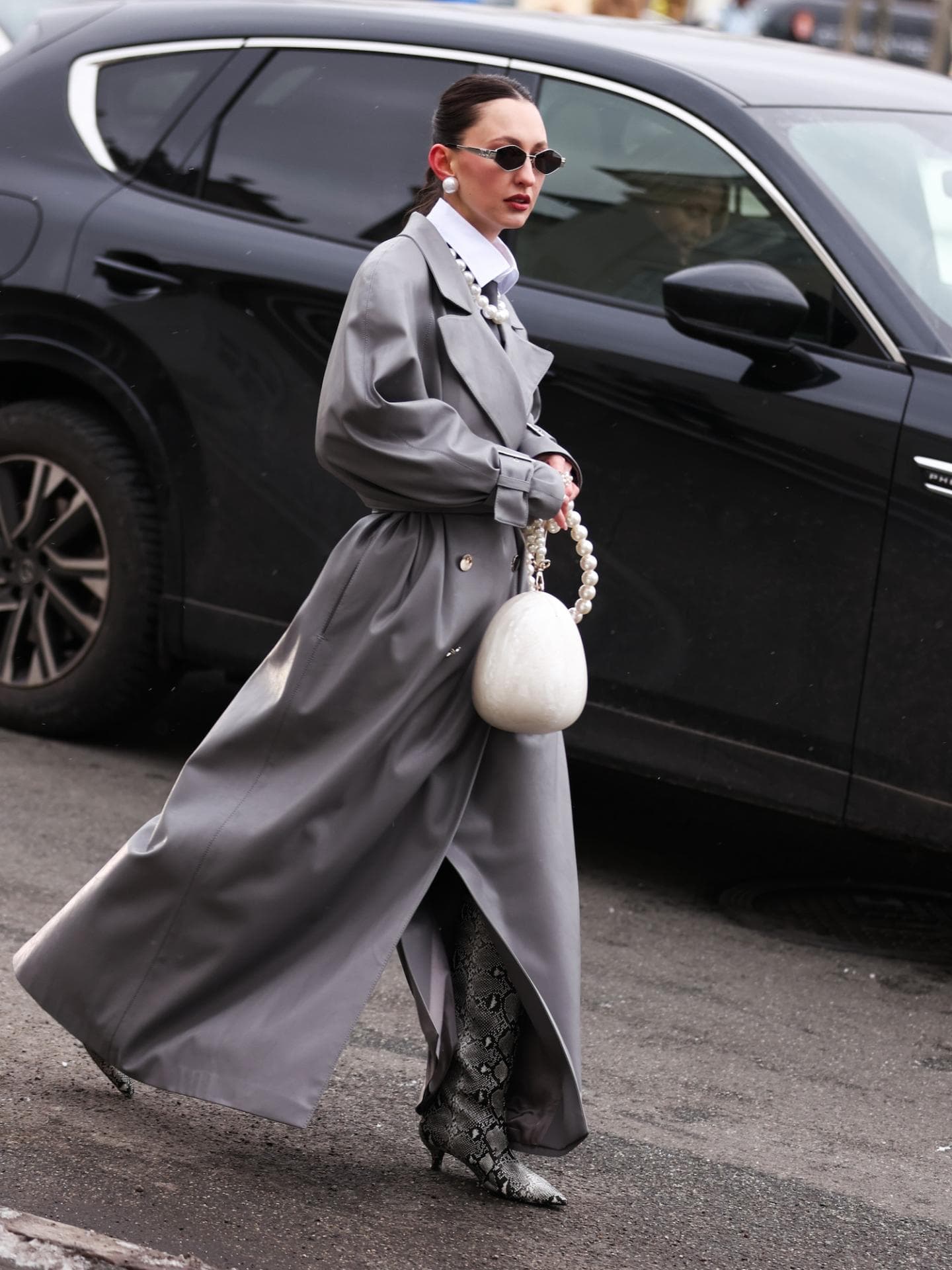 Kopenhagen Fashion Week Snake Boots Streetstyle