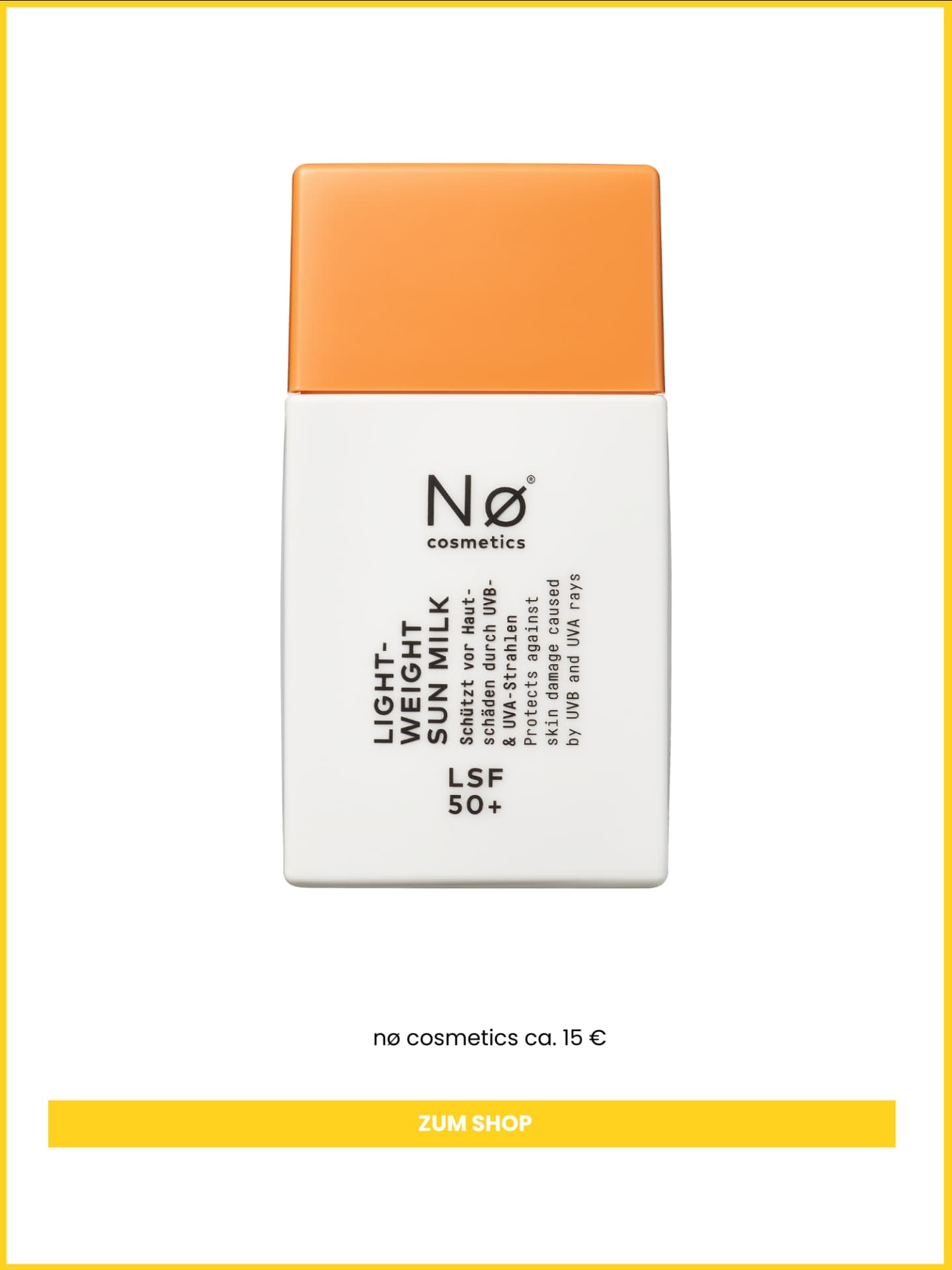 Das leichte Sonnenschutz-Fluid aus der Drogerie ist das beste, das ich je hatte