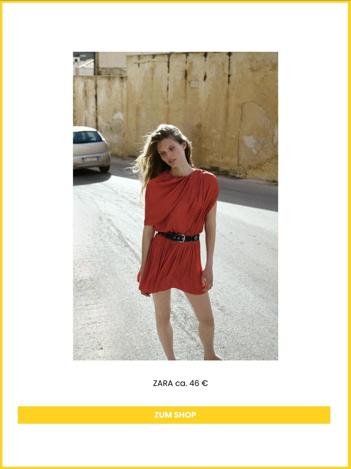 Zara Minikleid rot