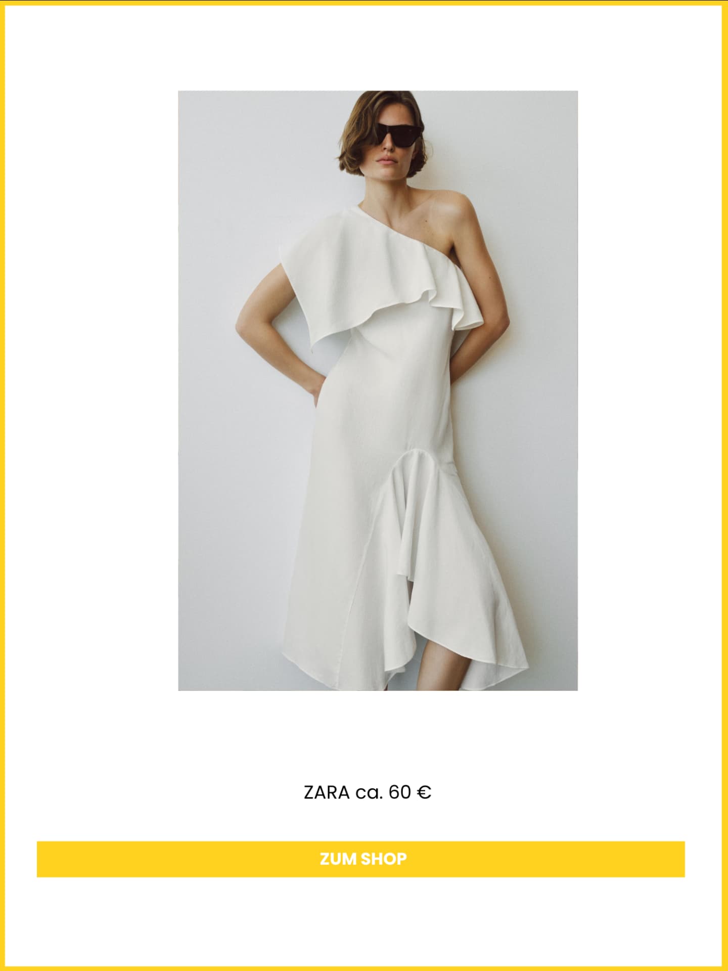 Sommer-Kleider 2026: Dieses lange Modell von Zara tragen wir zu jedem Anlass