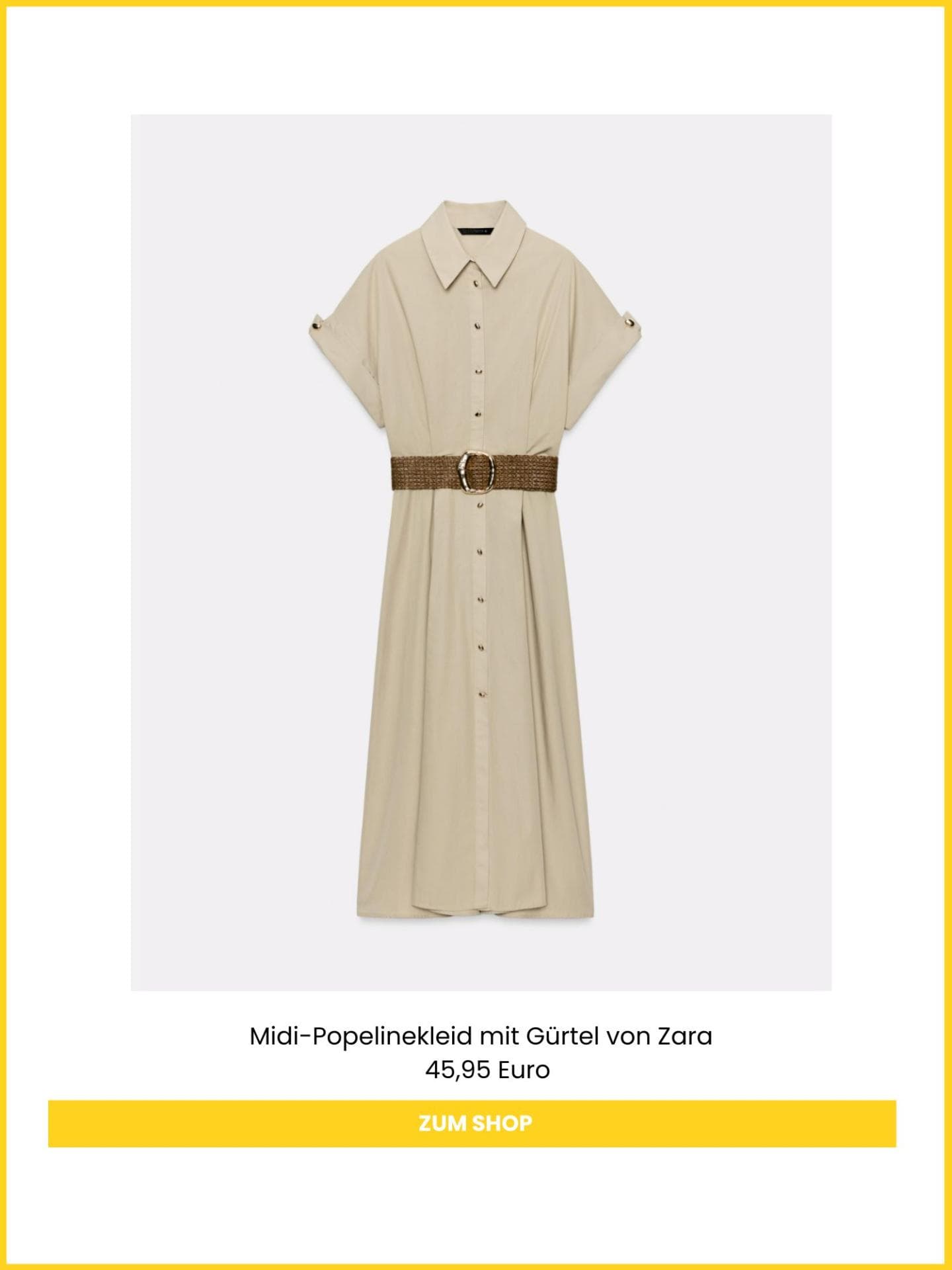 Midi-Kleid von Zara
