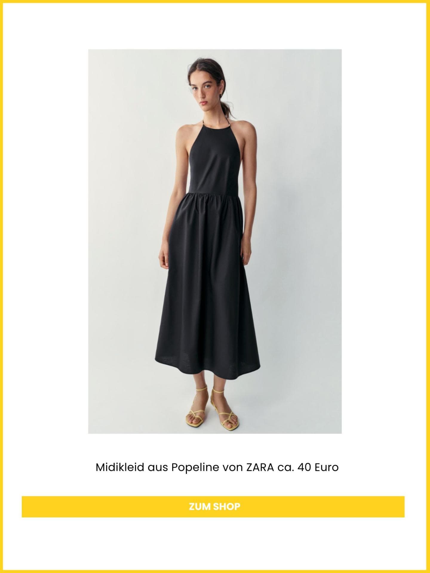Schwarzes Kleid von ZARA Schwarzes Kleid von ZARA