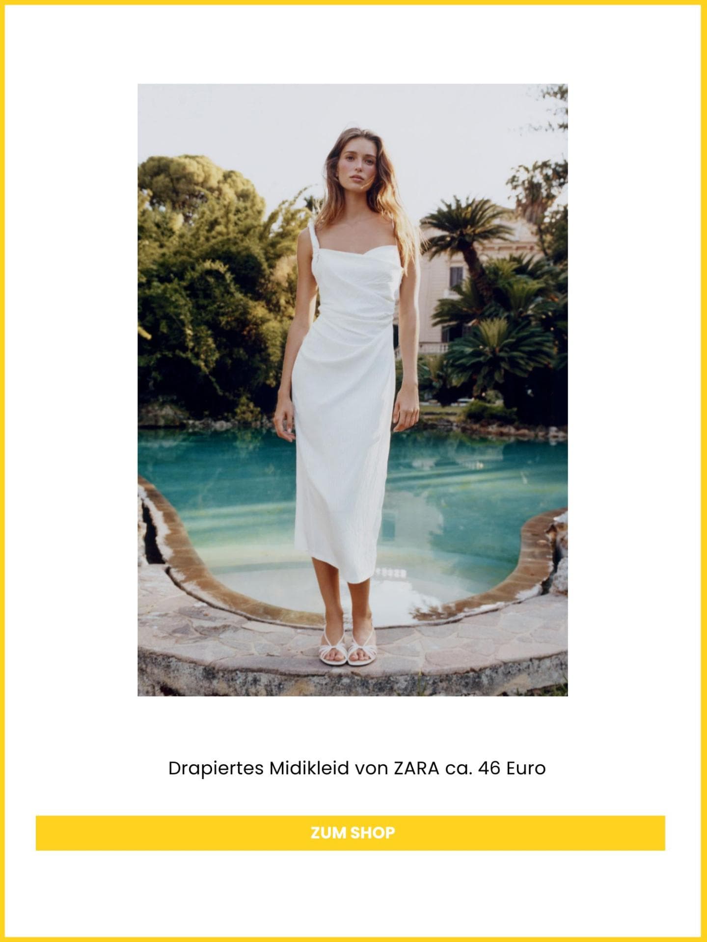 Weißes Kleid von ZARA Weißes Kleid von ZARA