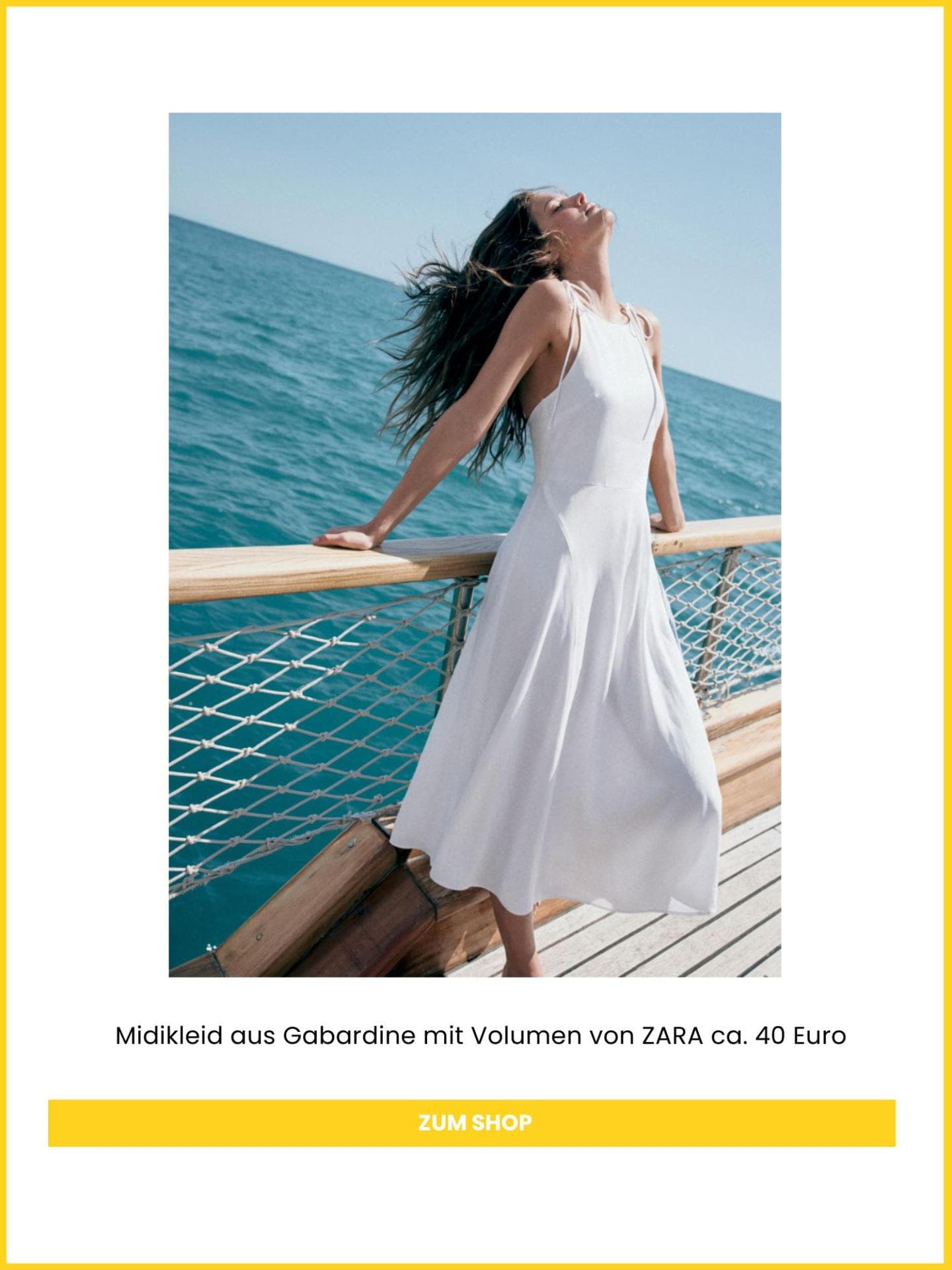Weißes Kleid von ZARA Weißes Kleid von ZARA