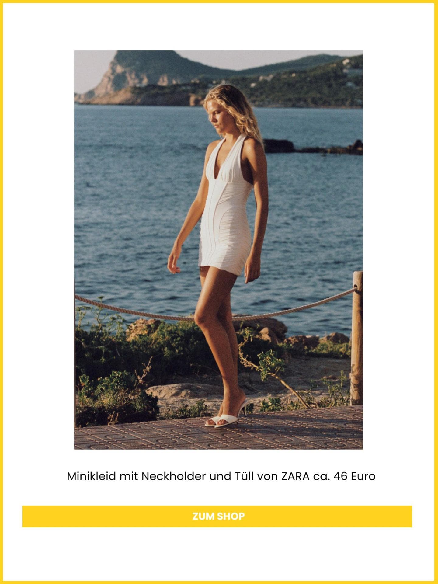 Weißes Kleid von ZARA Weißes Kleid von ZARA