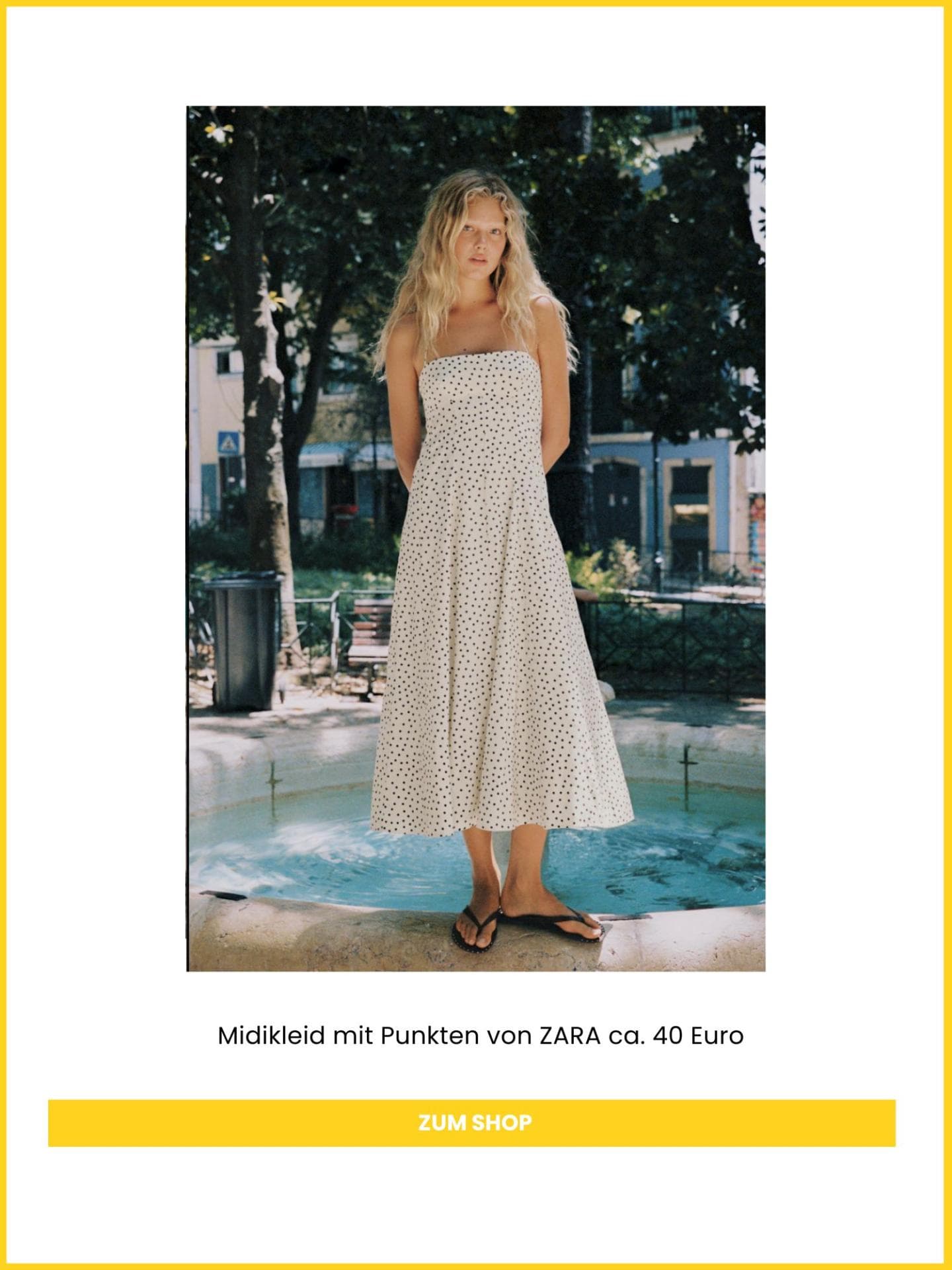 Weißes Kleid von ZARA Weißes Kleid von ZARA