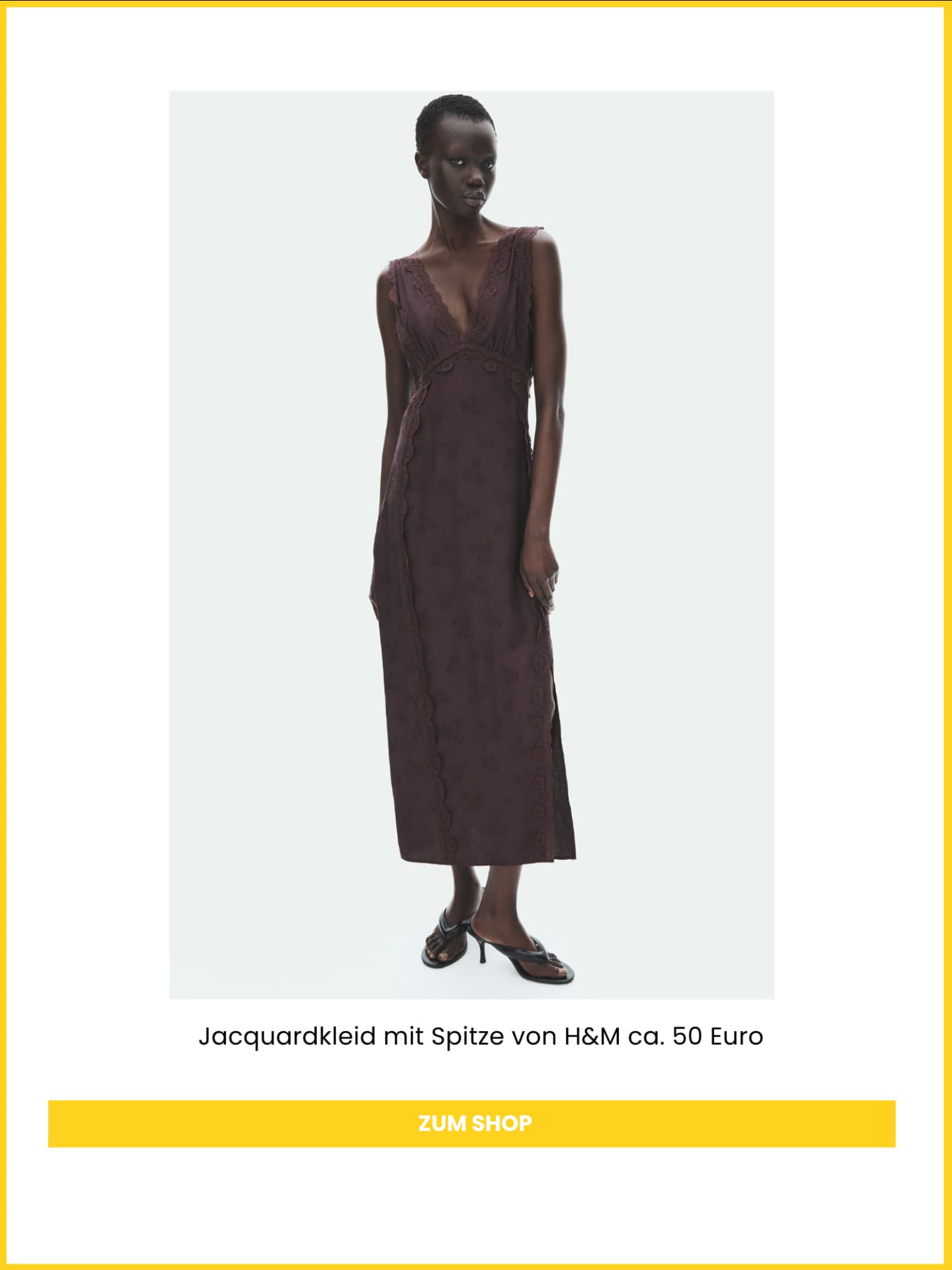 Das Spitzenkleid von H&M sieht aus wie echter Luxus – kostet aber unter 50 Euro Das Spitzenkleid von H&M sieht aus wie echter Luxus – kostet aber unter 50 Euro