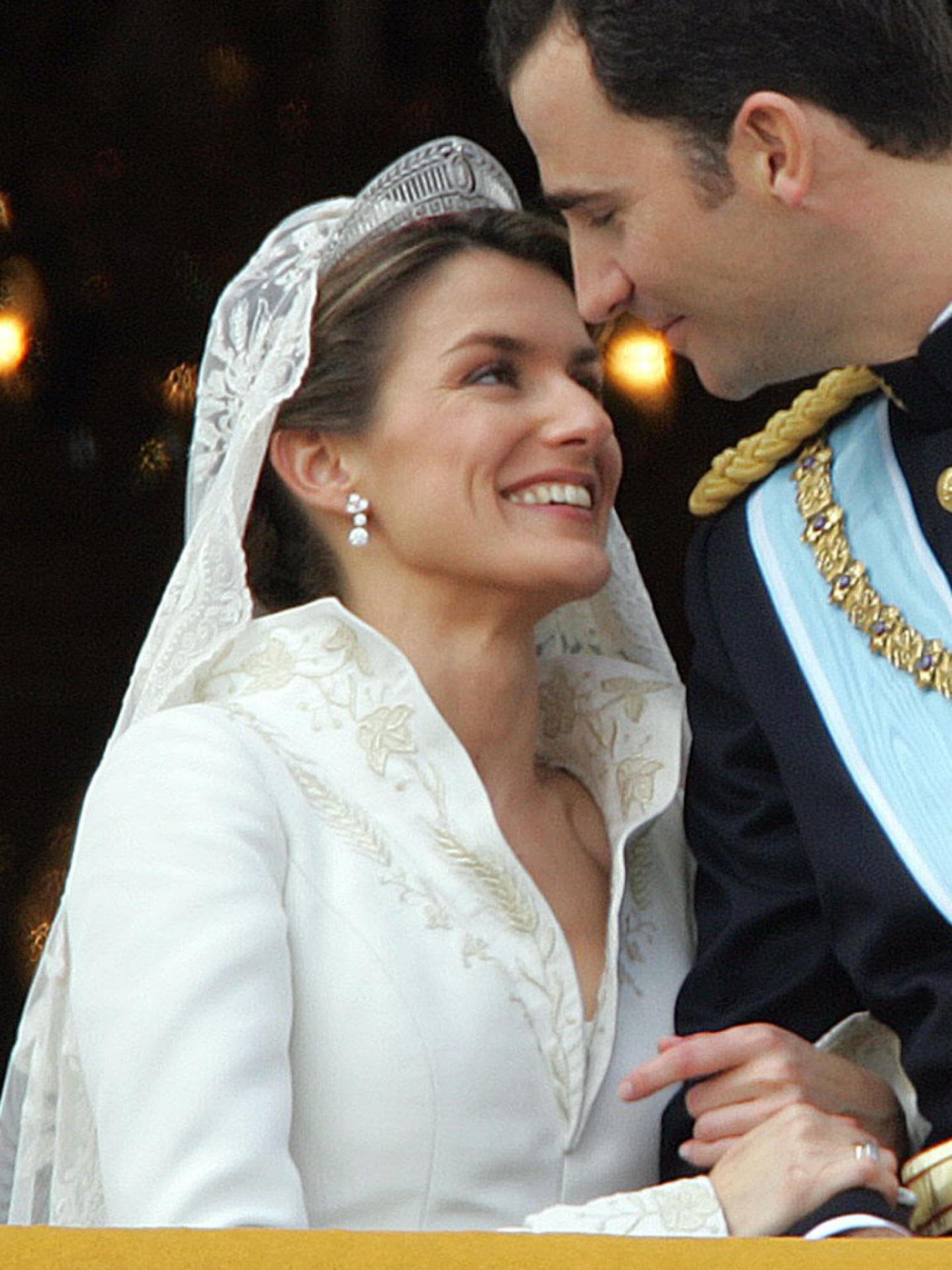 Letizia von Spanien heiratet 2004 ihren Felipe