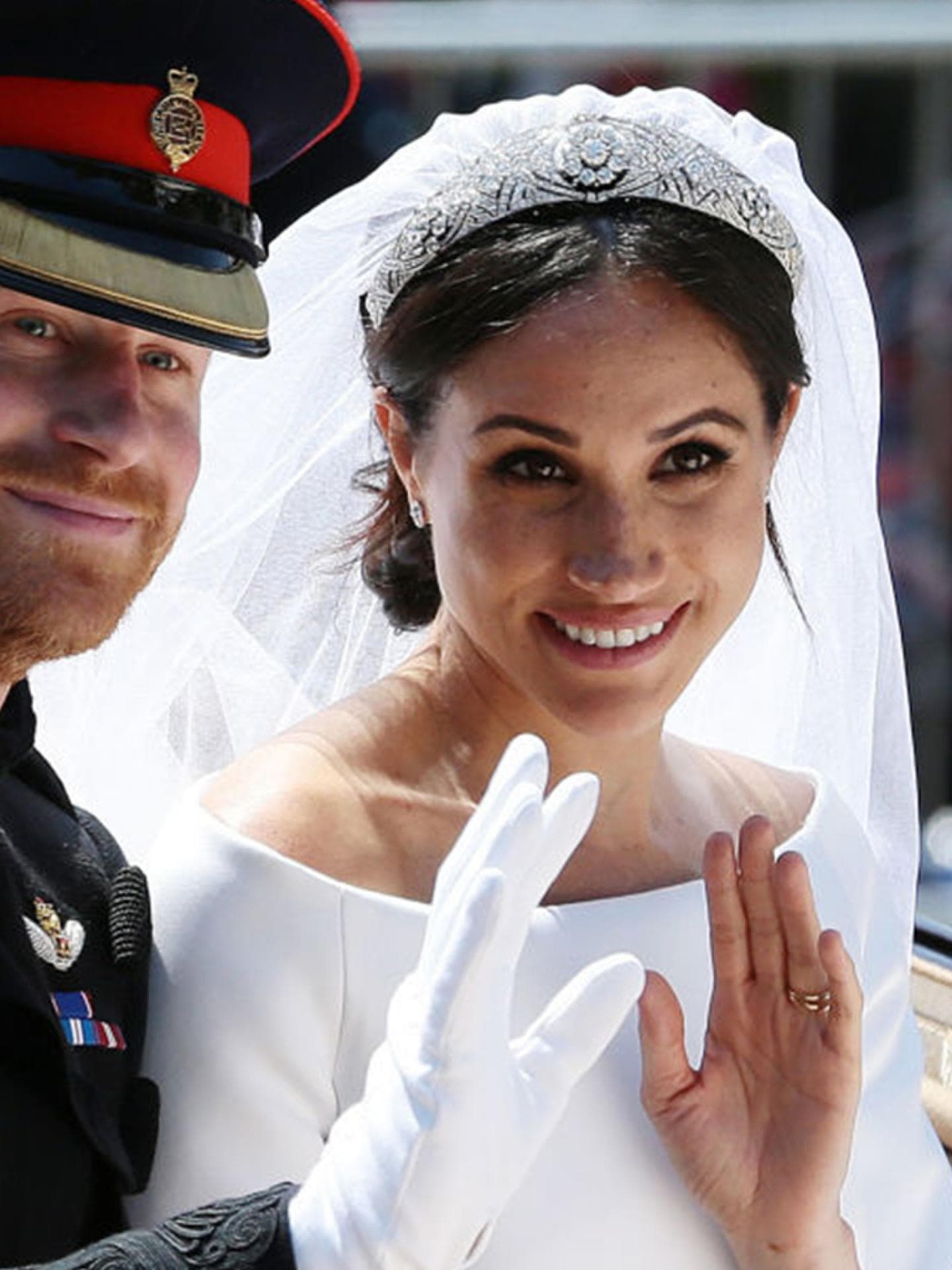 Meghan Markle bei ihrer Hochzeit