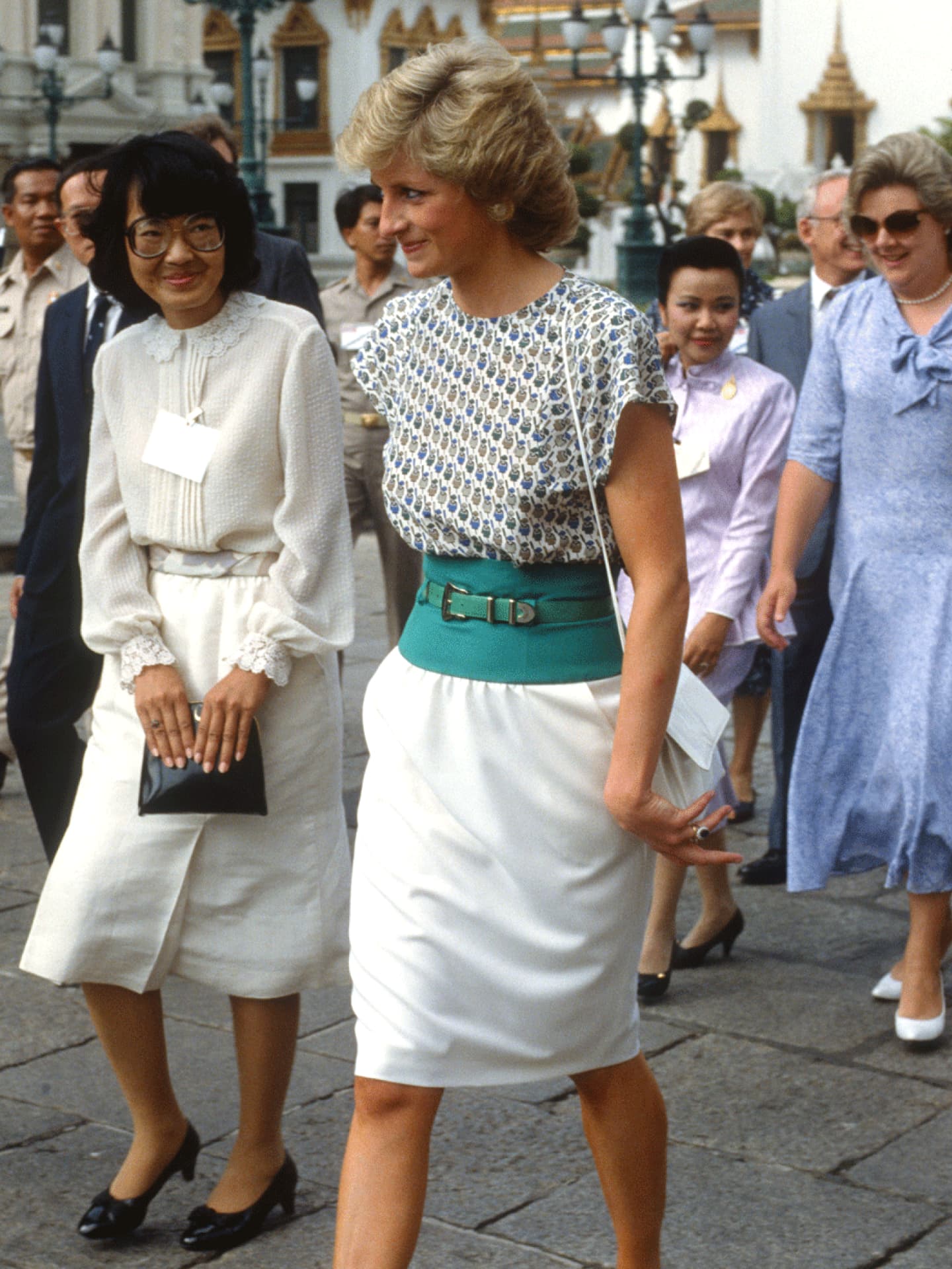 Lady Di in einem Sommer-Look