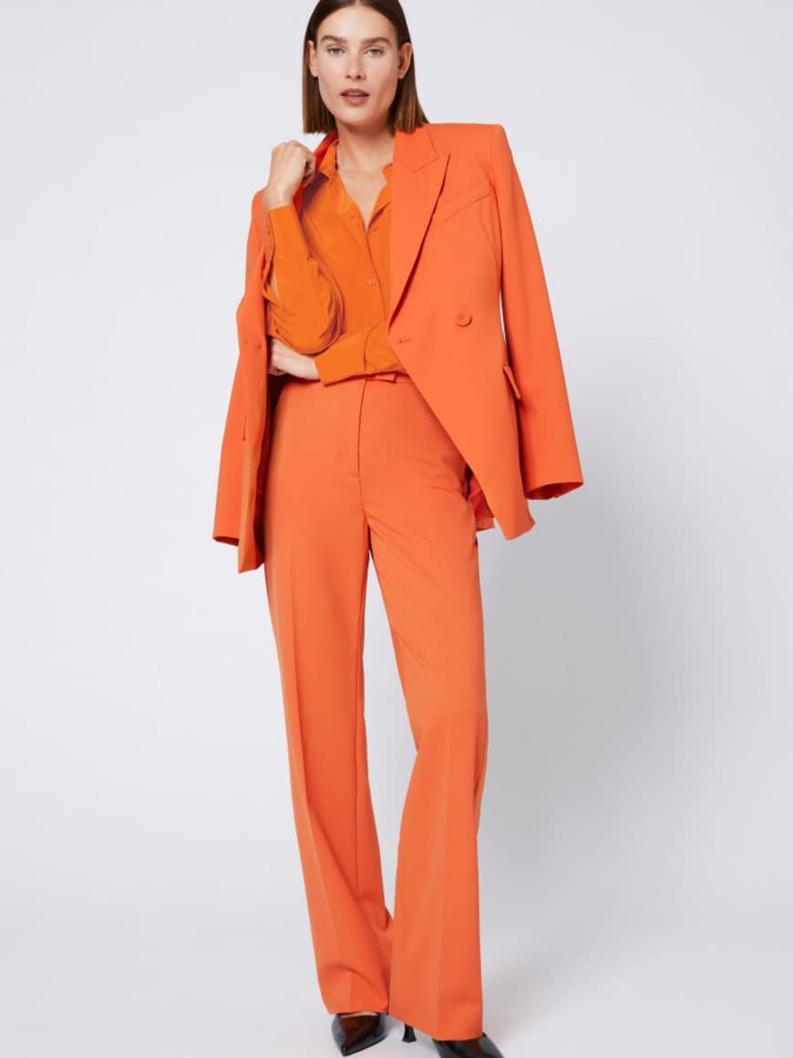 Damen 2-teiliges Set - Bunte Ölgemälde Chiffon - Weite Beinhose & Top - Für Hochzeit & Party