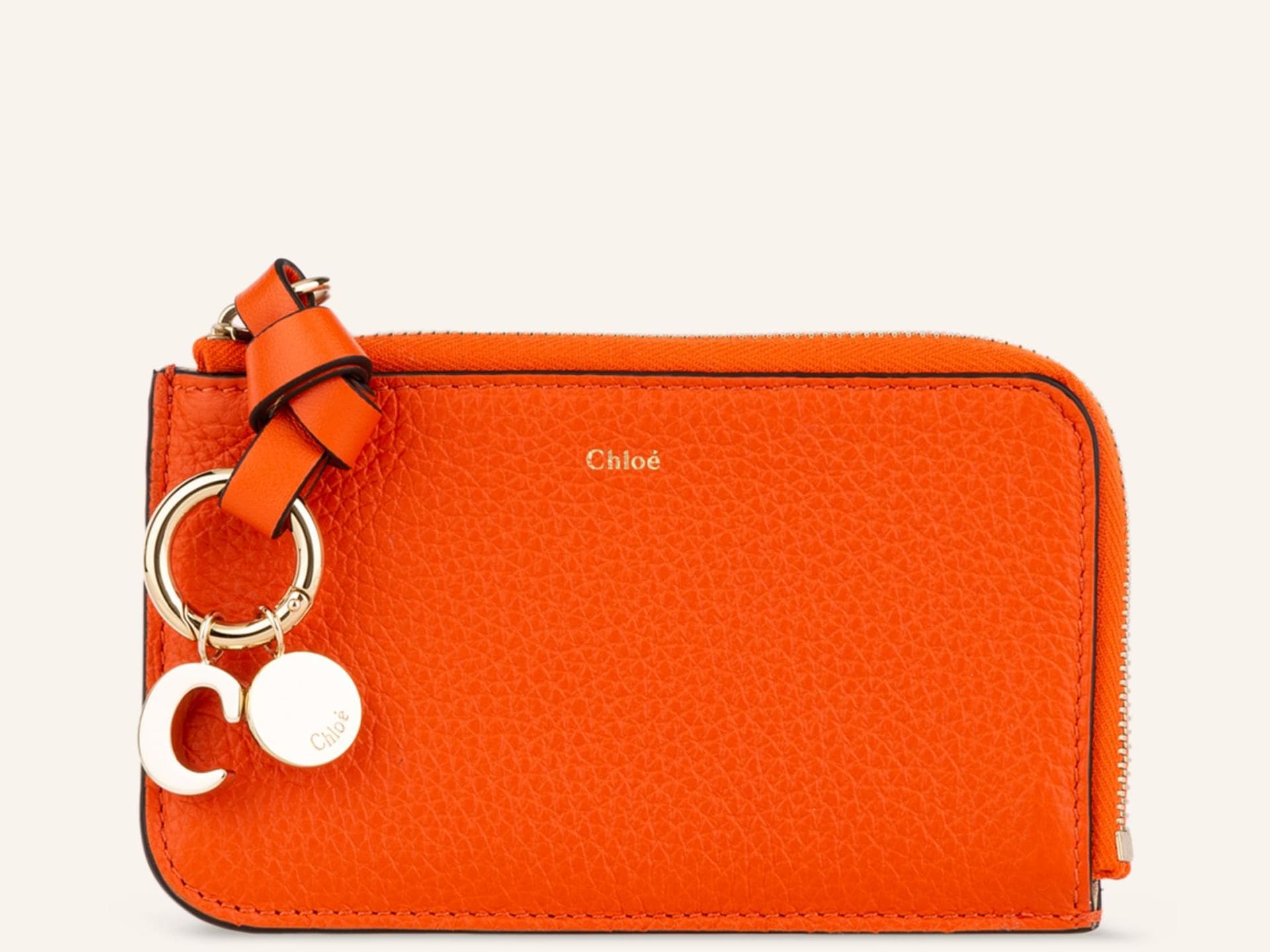Chloé Kartenetui orange