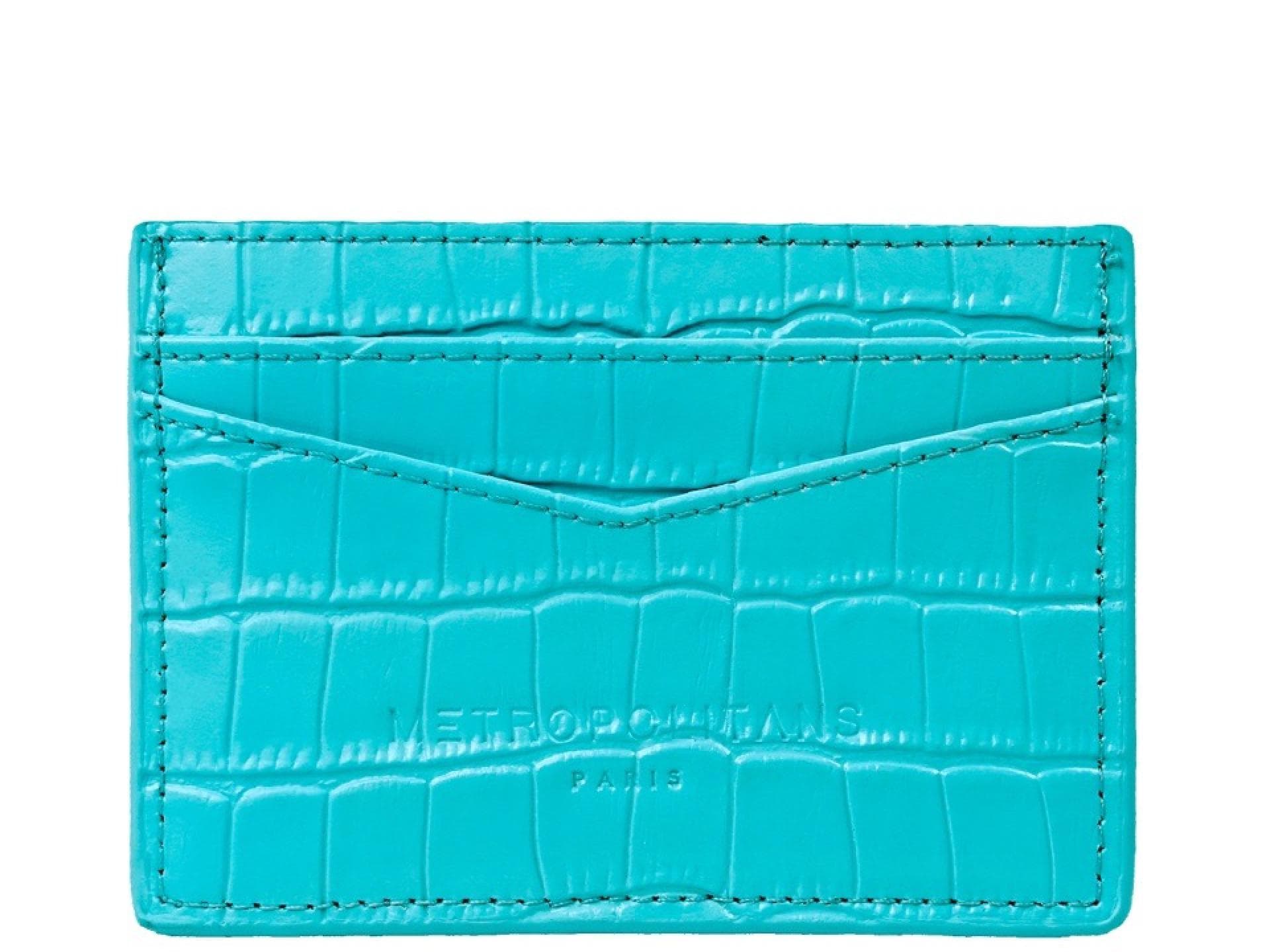 Sidi Bousaid Blue Card Holder Metropolitans Paris