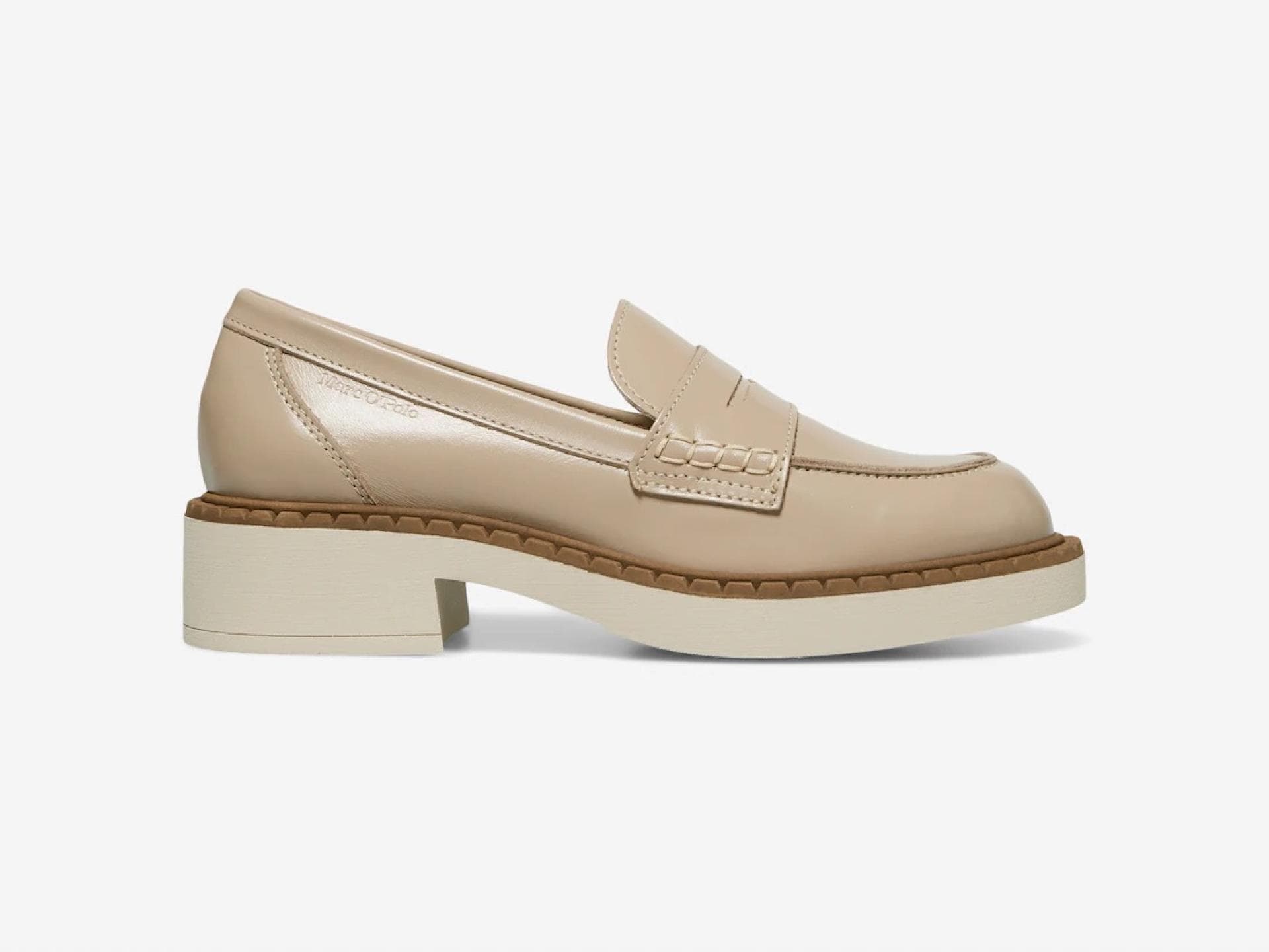 Loafer mit zweifarbiger Statement-Sohle 