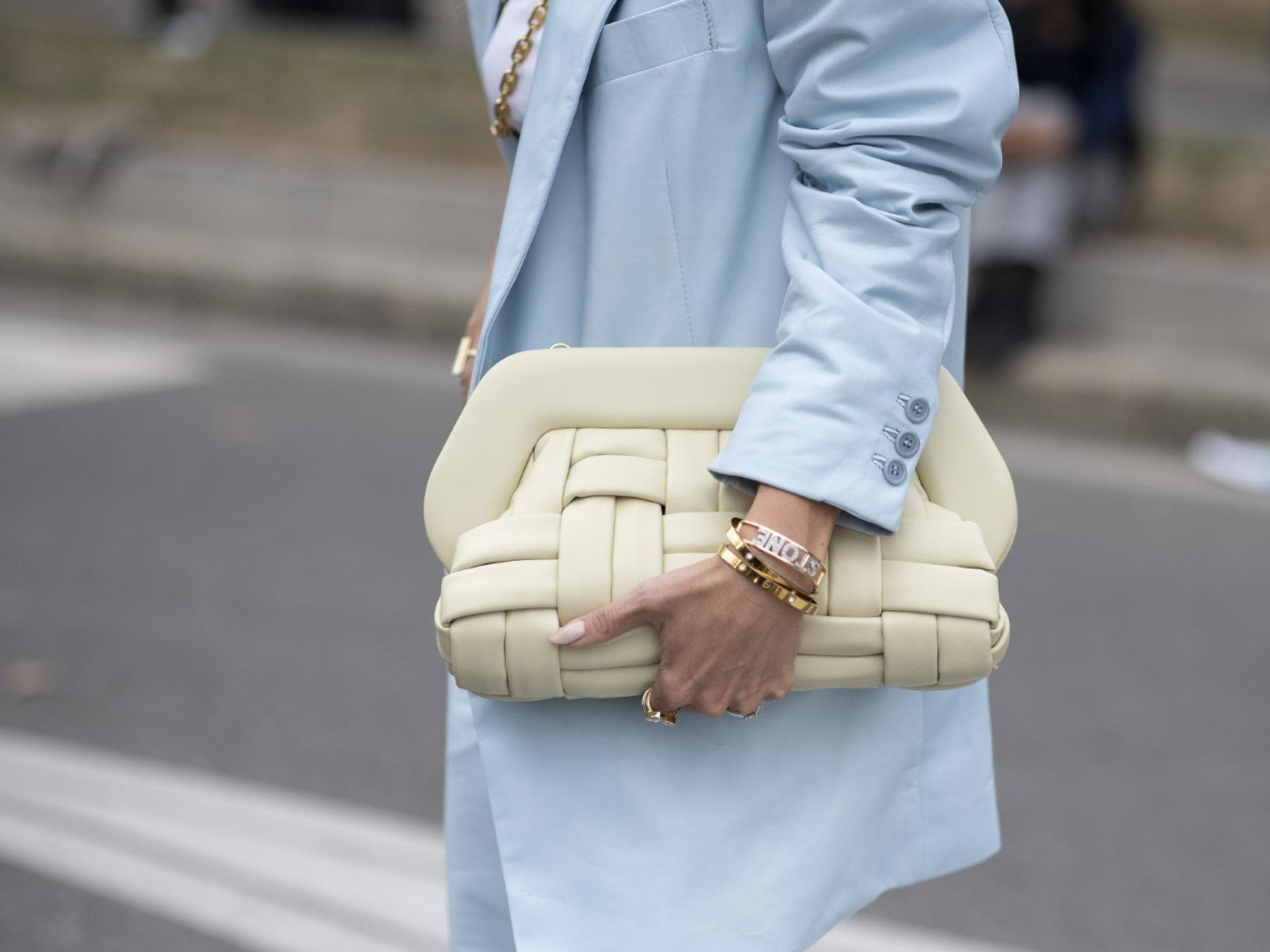 Mailand Fashion Week Streetstyle Schmuck