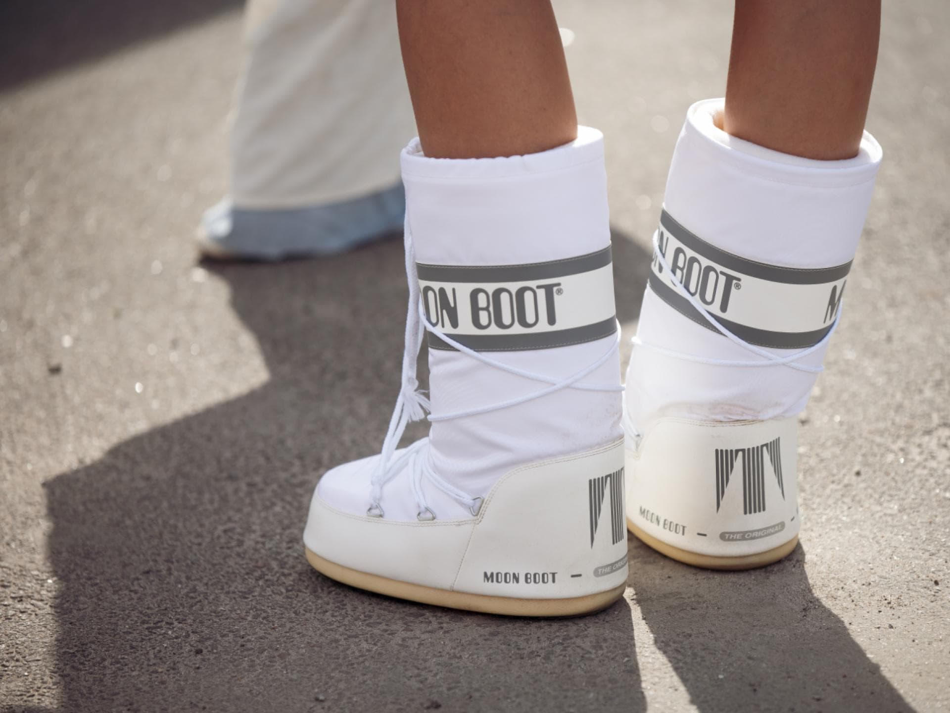 Moon boots Streetstyle weiß Frau