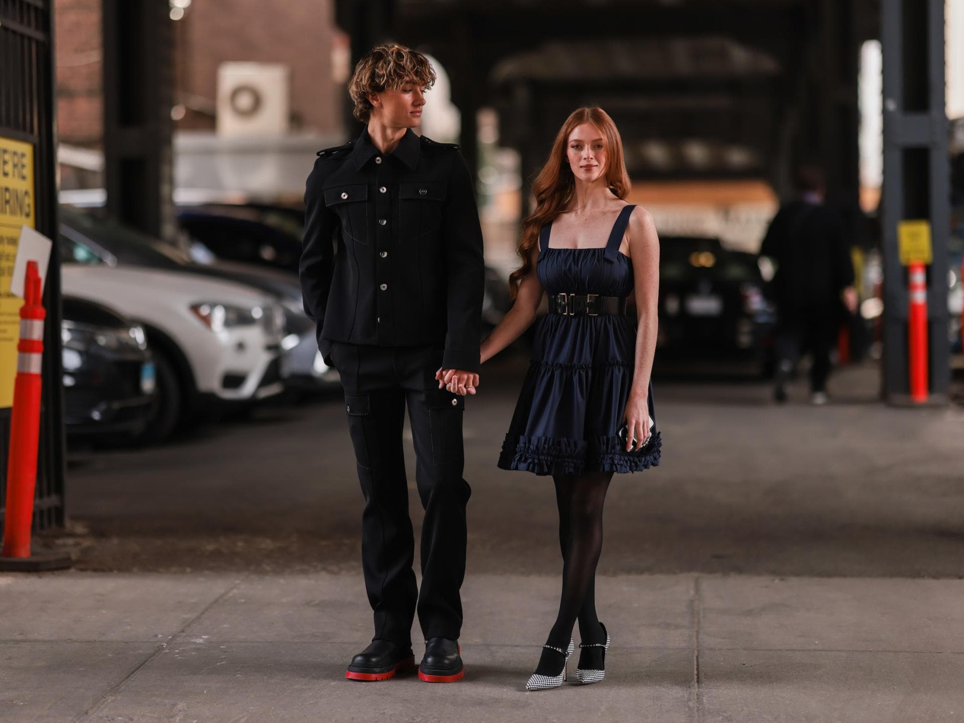 Gevin Larson auf der Fashion Week Gevin Larson auf der Fashion Week