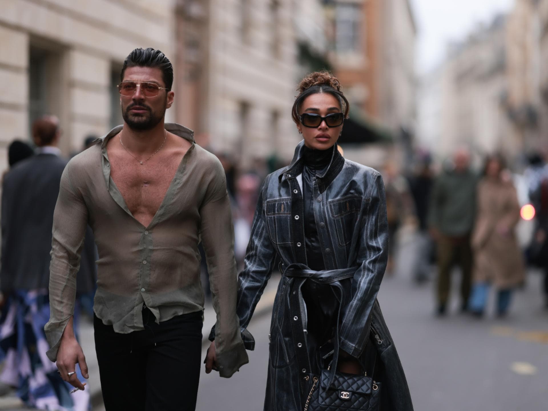 Simone Susinna und Eden Fines Paris Fashion Week
