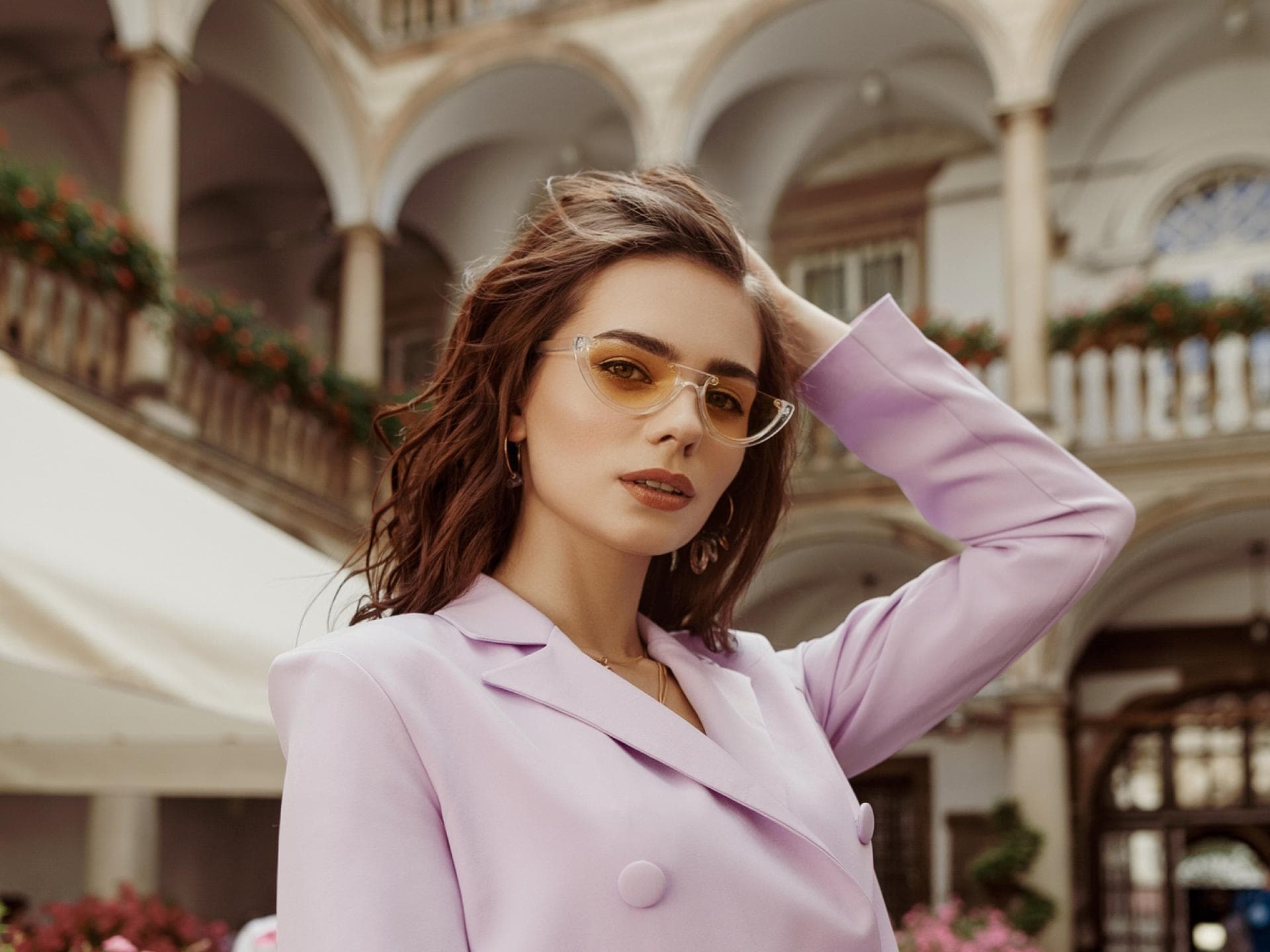 Blazer in Flieder für den Frühling