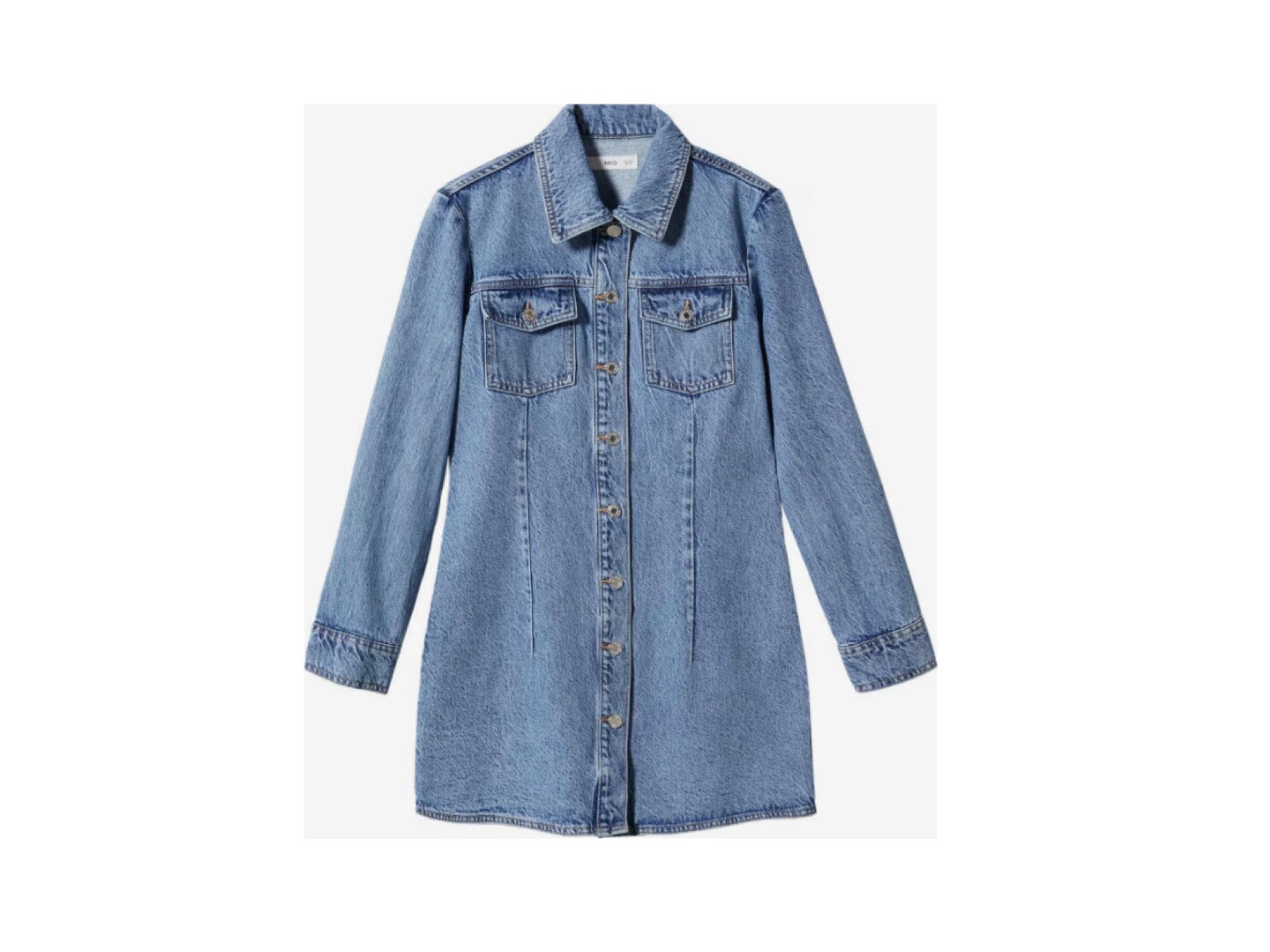 Jeanskleid "Tracy" von Mango mit durchgehender Knopfleiste
