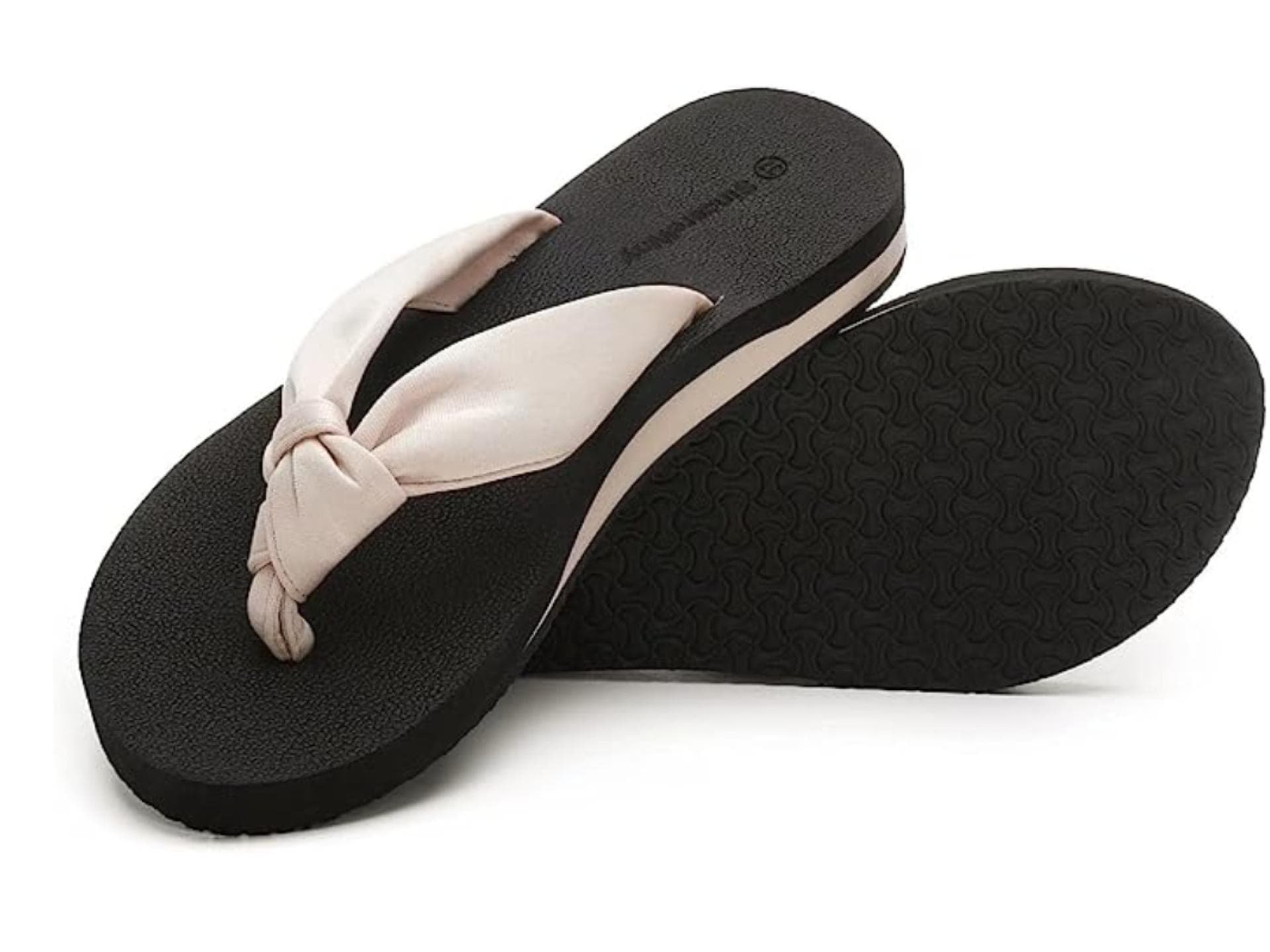 Beige Flip Flops