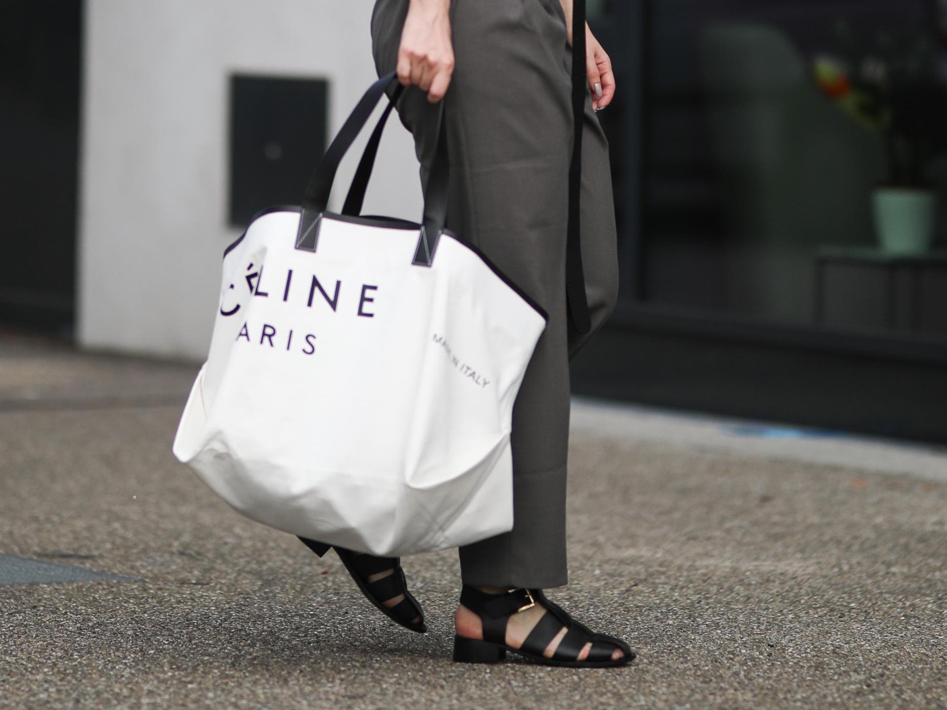 Schwarze Fisherman Sandals Schwarze Fisherman Sandals