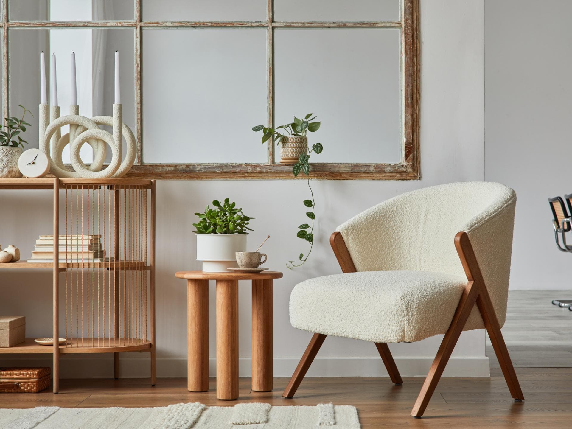 Sessel im Wohnzimmer