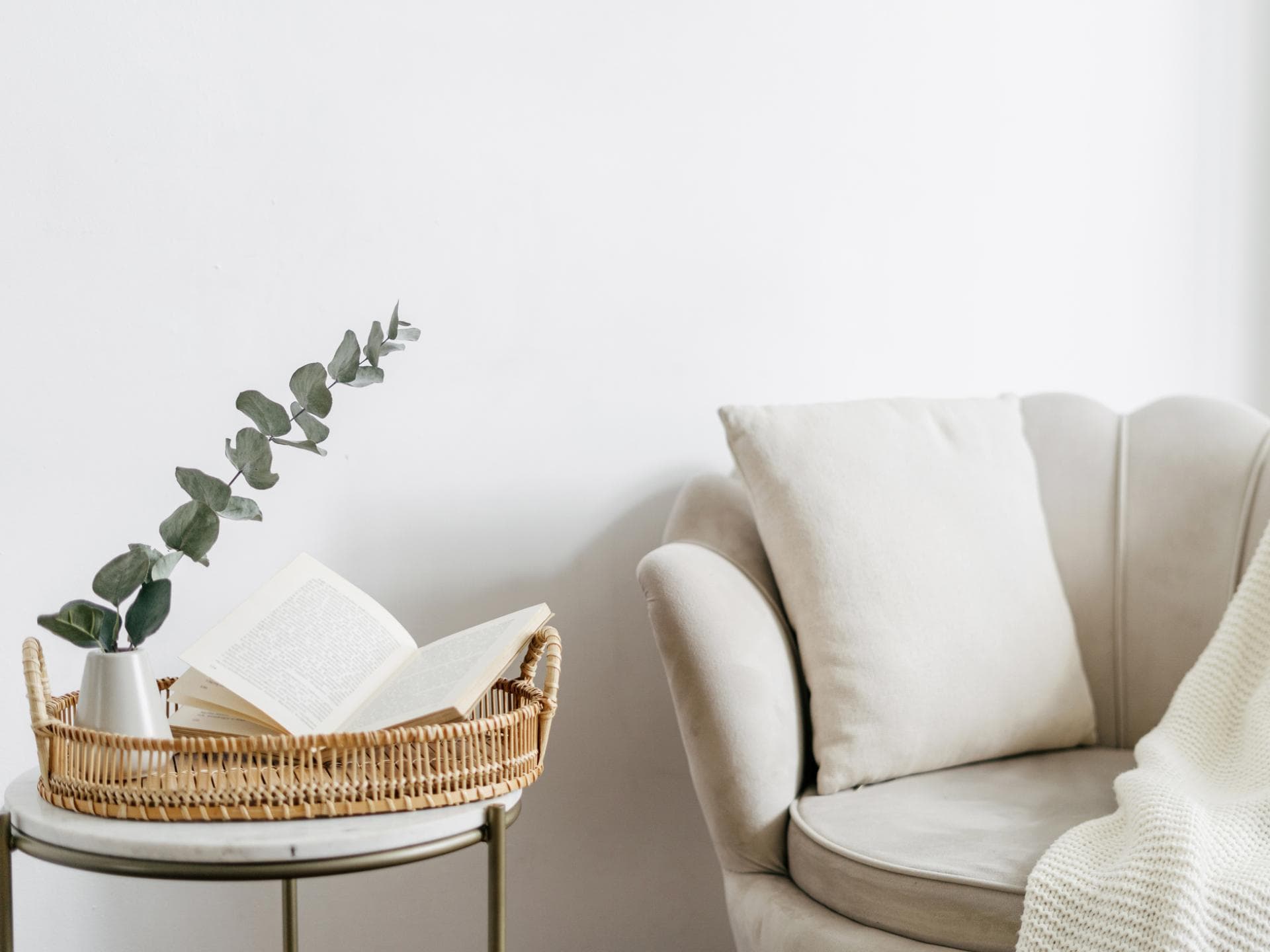 Sessel im Wohnzimmer