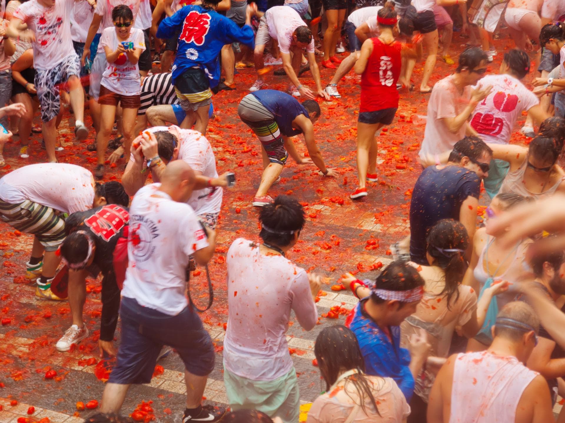 Tomatina Spanien