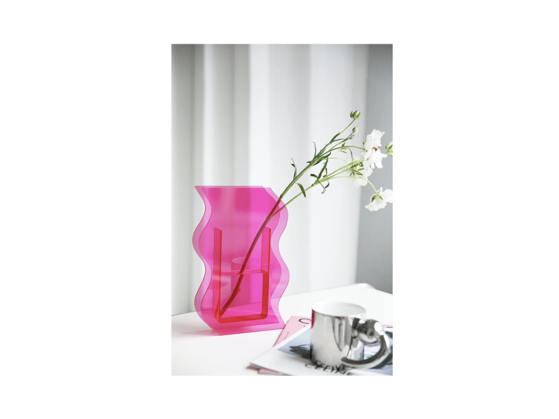 Vase aus Acryl
