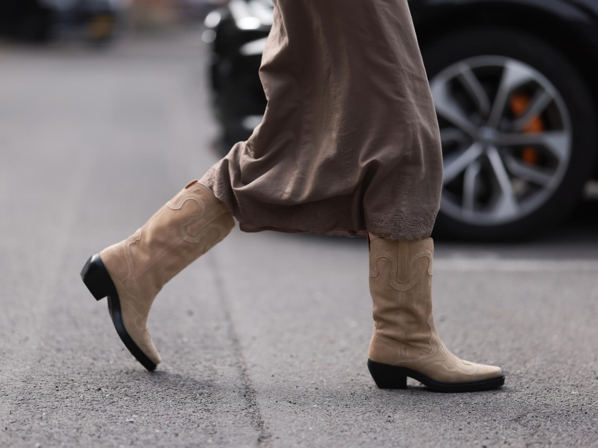 Braune Stiefel