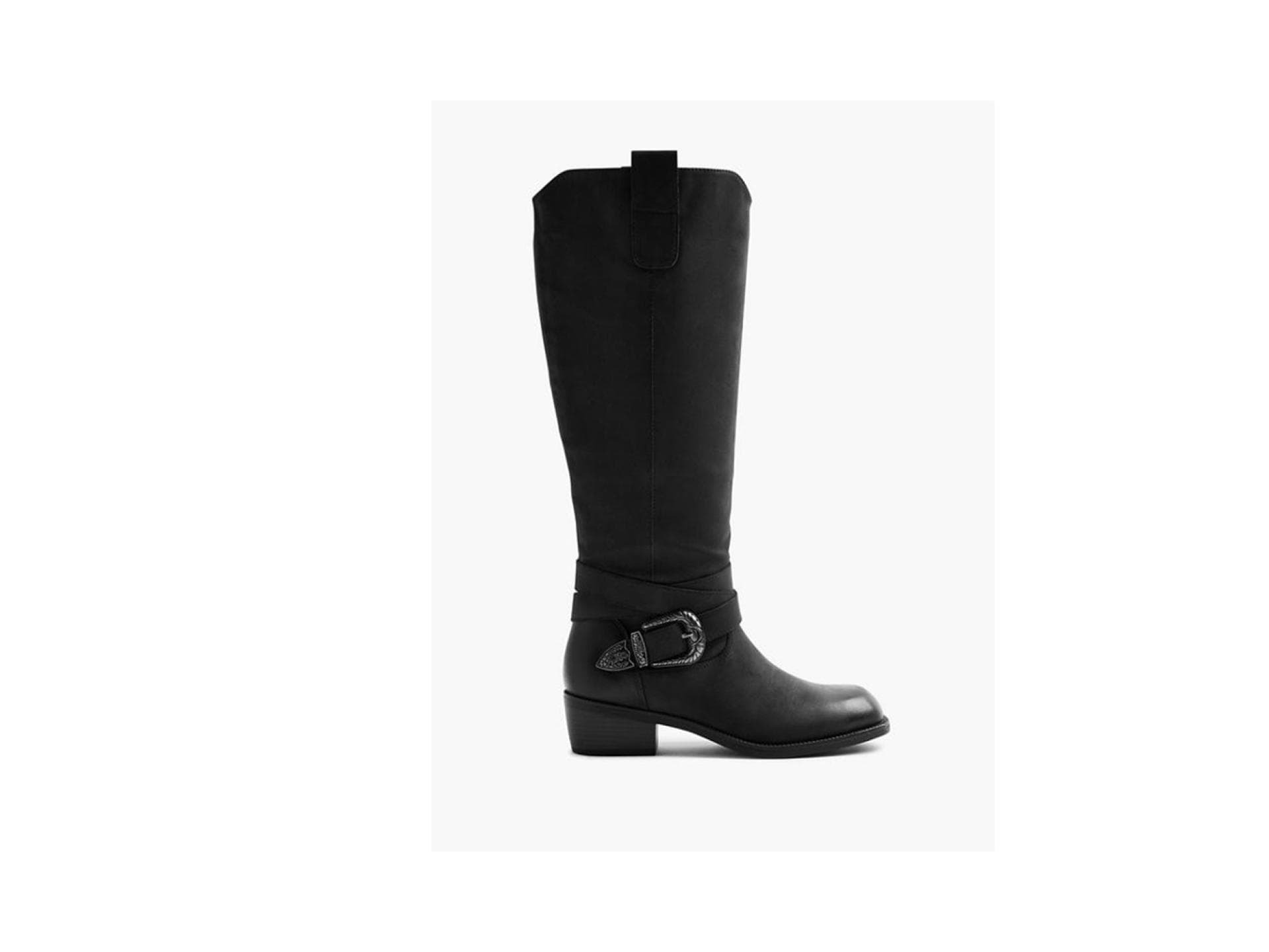 Schwarzer Cowboy Stiefel von Deichmann