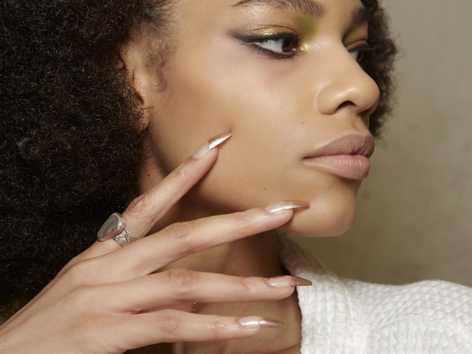 Glazed French Nails