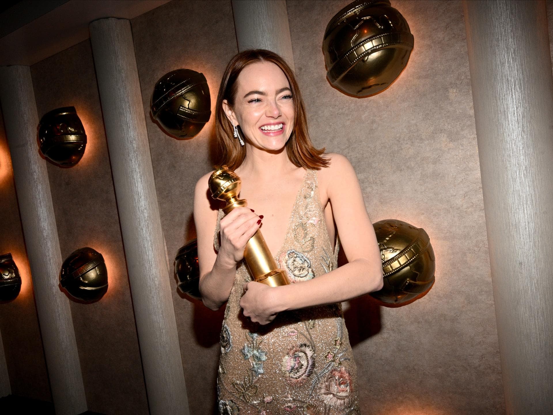 Emma Stone Golden Globes