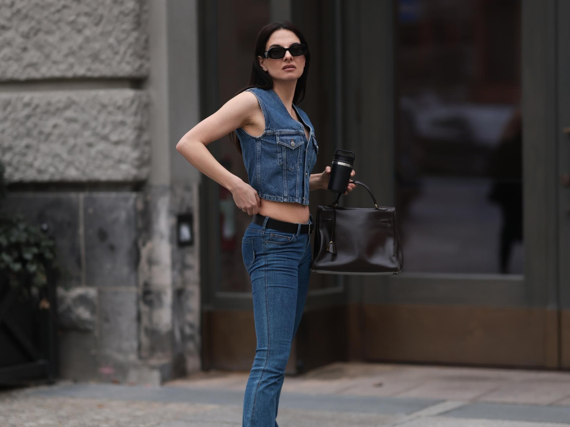 Anna Winter in Jeansweste Anna Winter in Jeansweste