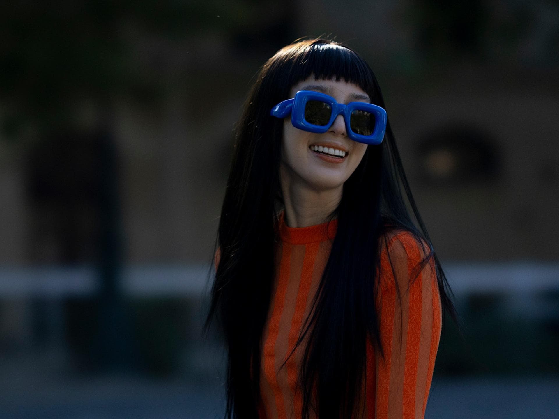 Haarfarben Herbst schwarz Model schwarze Haare