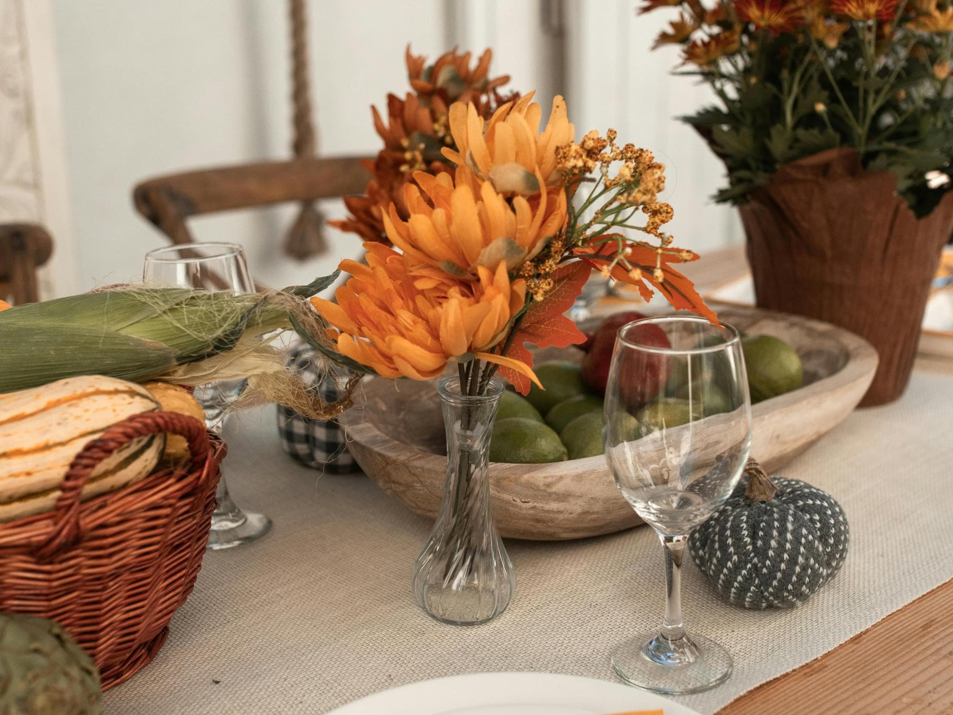 Tischdeko für den Herbst 