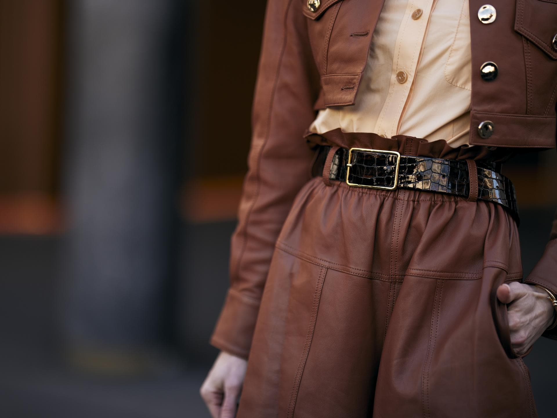 Hosen-Trends Braune Hose