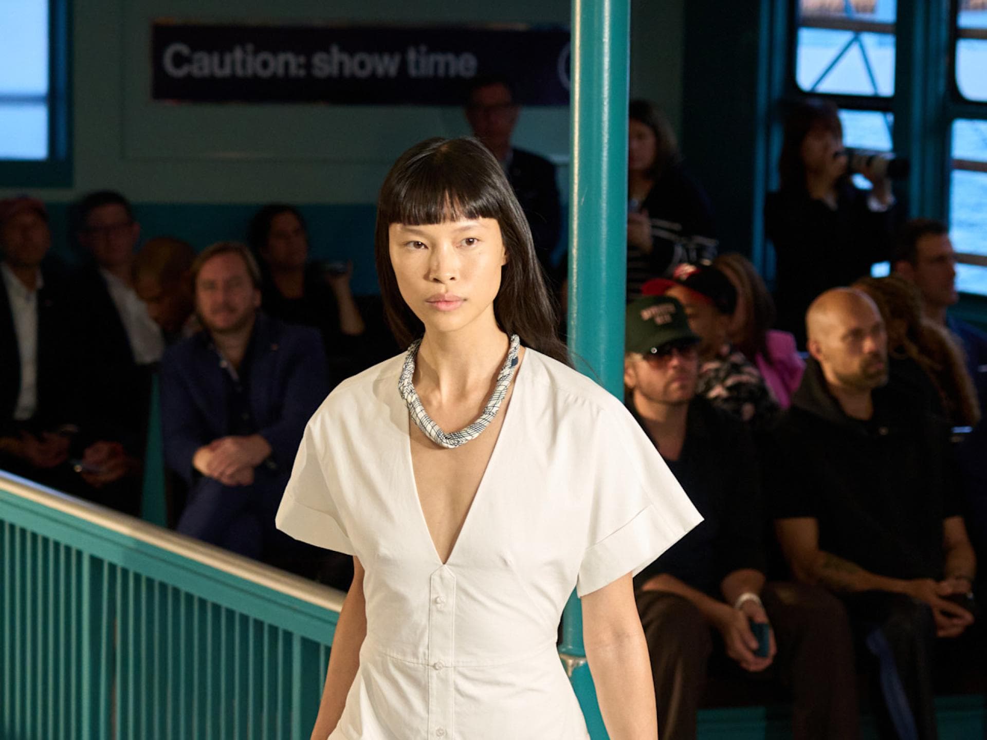 Model bei Tommy Hilfiger Show