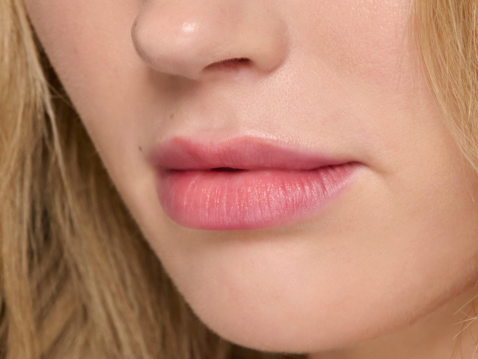 Betonte Lippen