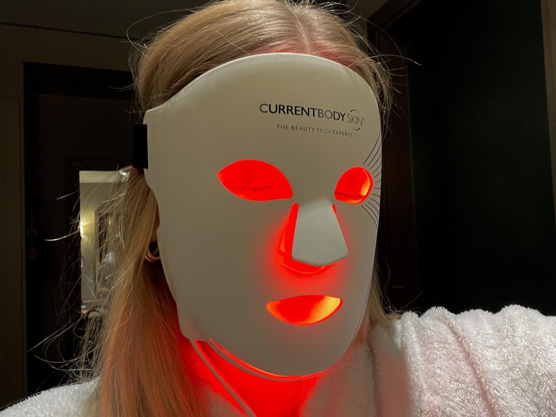 LED Gesichtsmaske Anwendung
