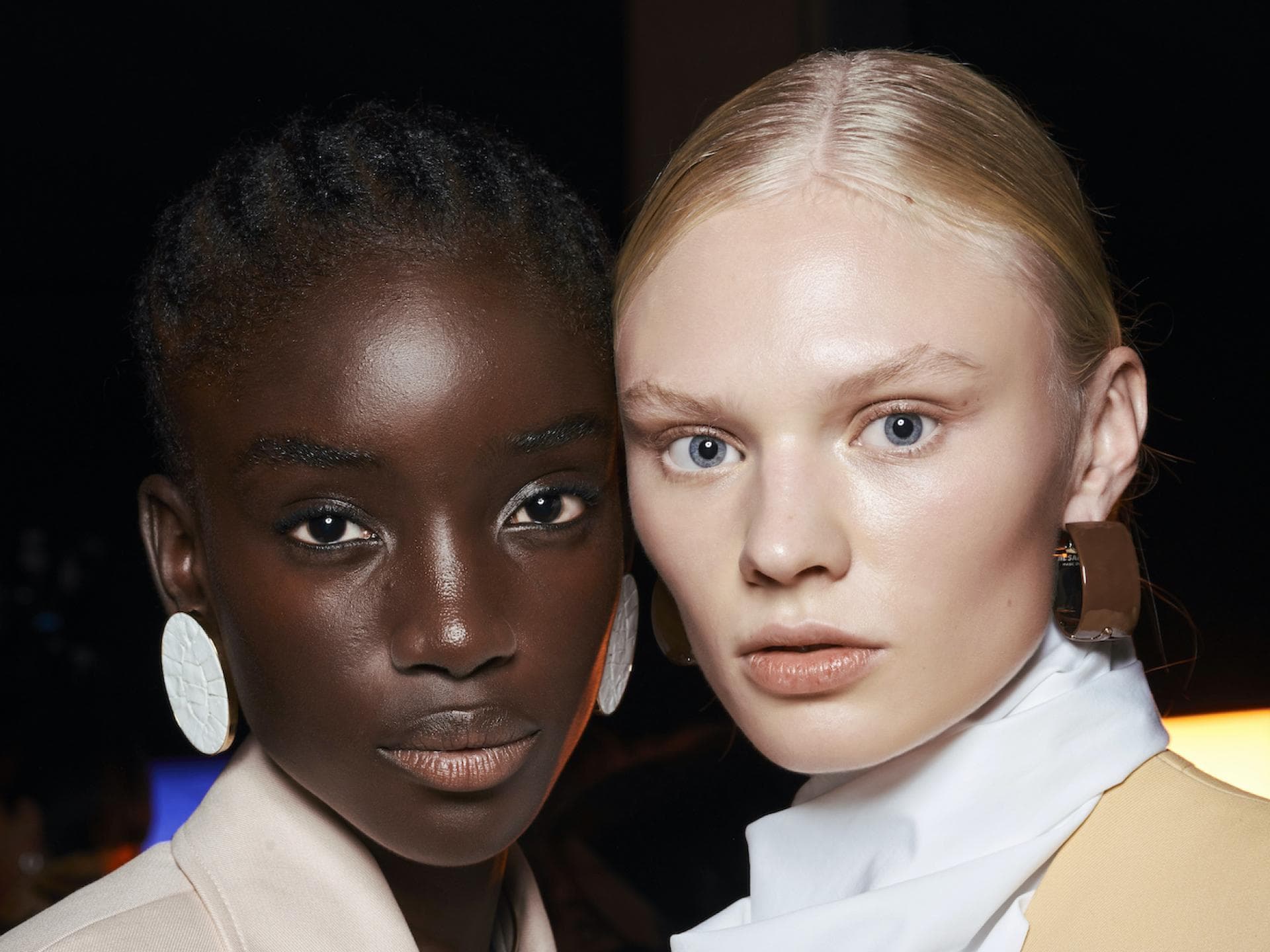 Zwei Models Porträt