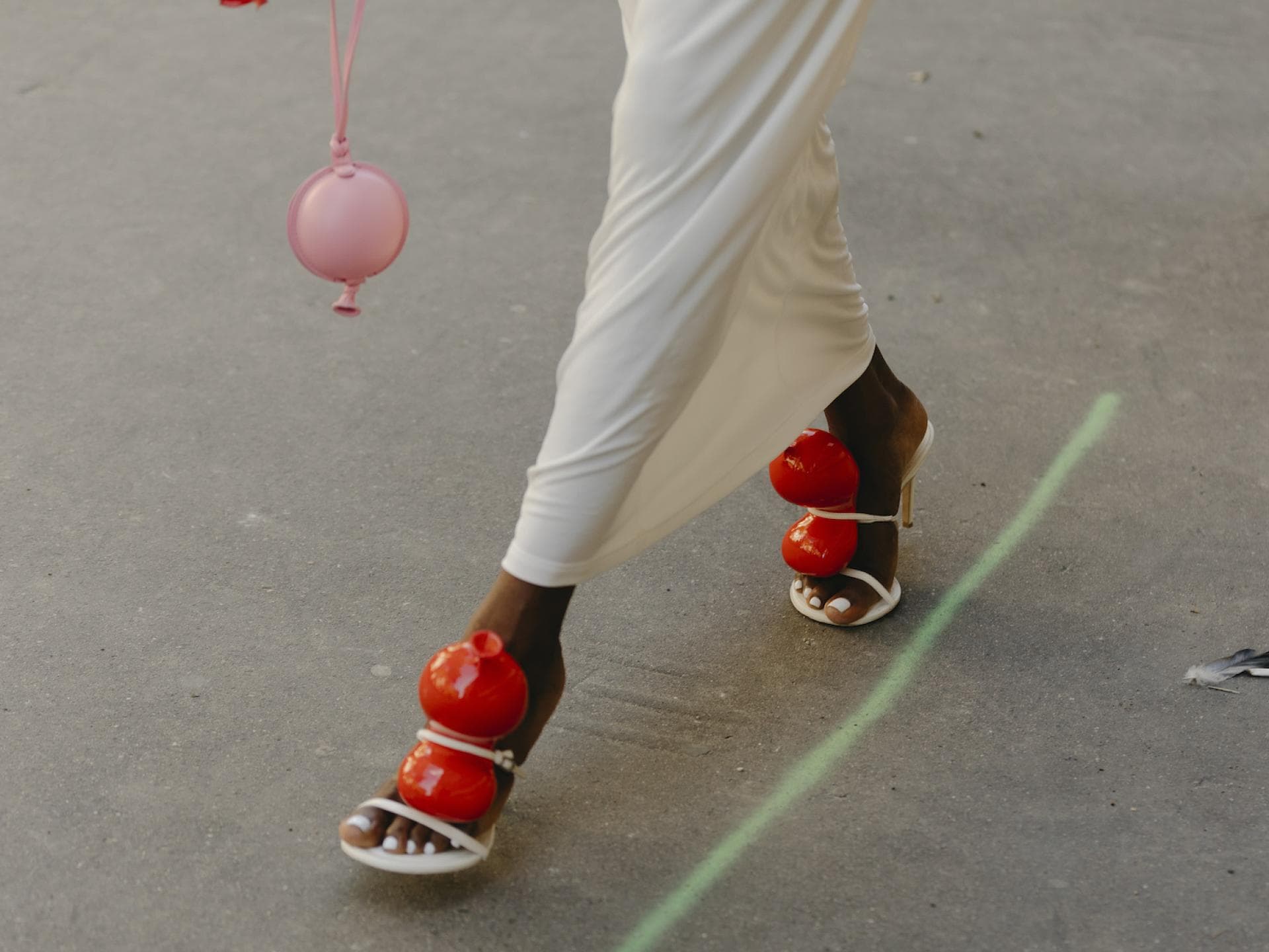 Pediküre offene Schuhe