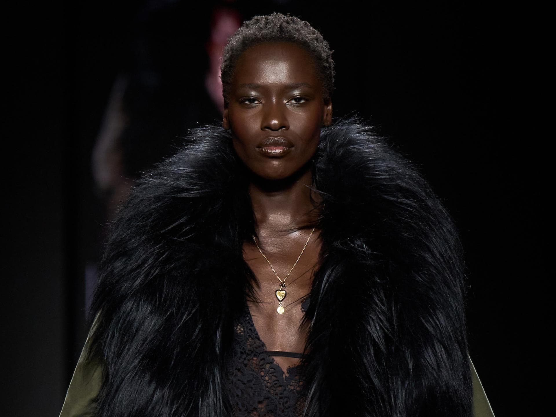 Fake Fur Look von Dolce & Gabbana